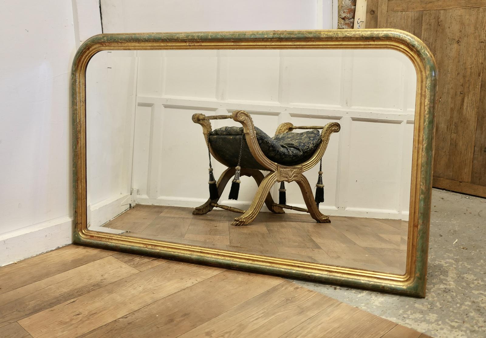 Decorative Long Gilt & Pale Blue Dressing Mirror (1 of 6) Decorative Long Gilt & Pale Blue Dressing Mirror (1 of 6)