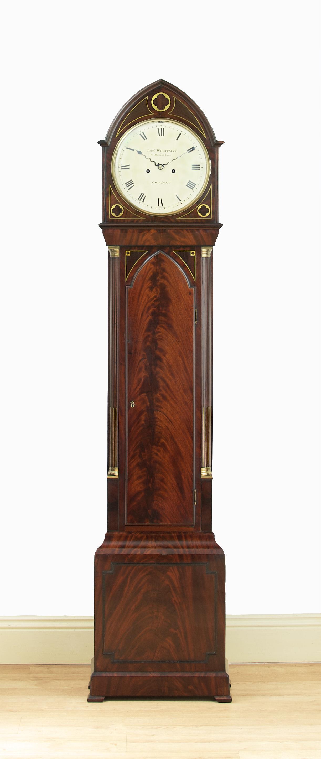 A Regency Mahogany Longcase Clock by Wightman of  London (1 of 12)