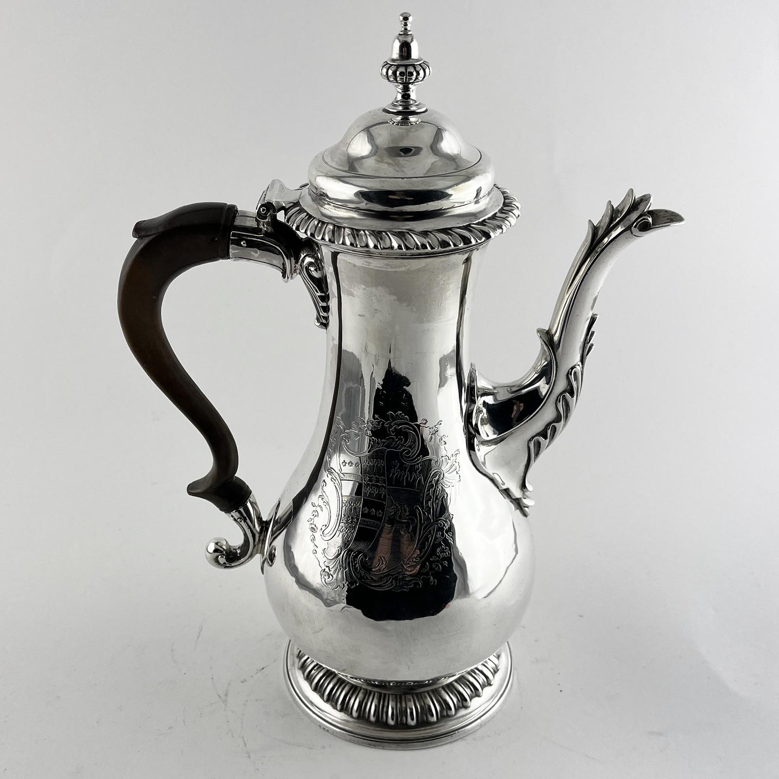 George III Sterling Silver Coffee Pot (1 of 9)