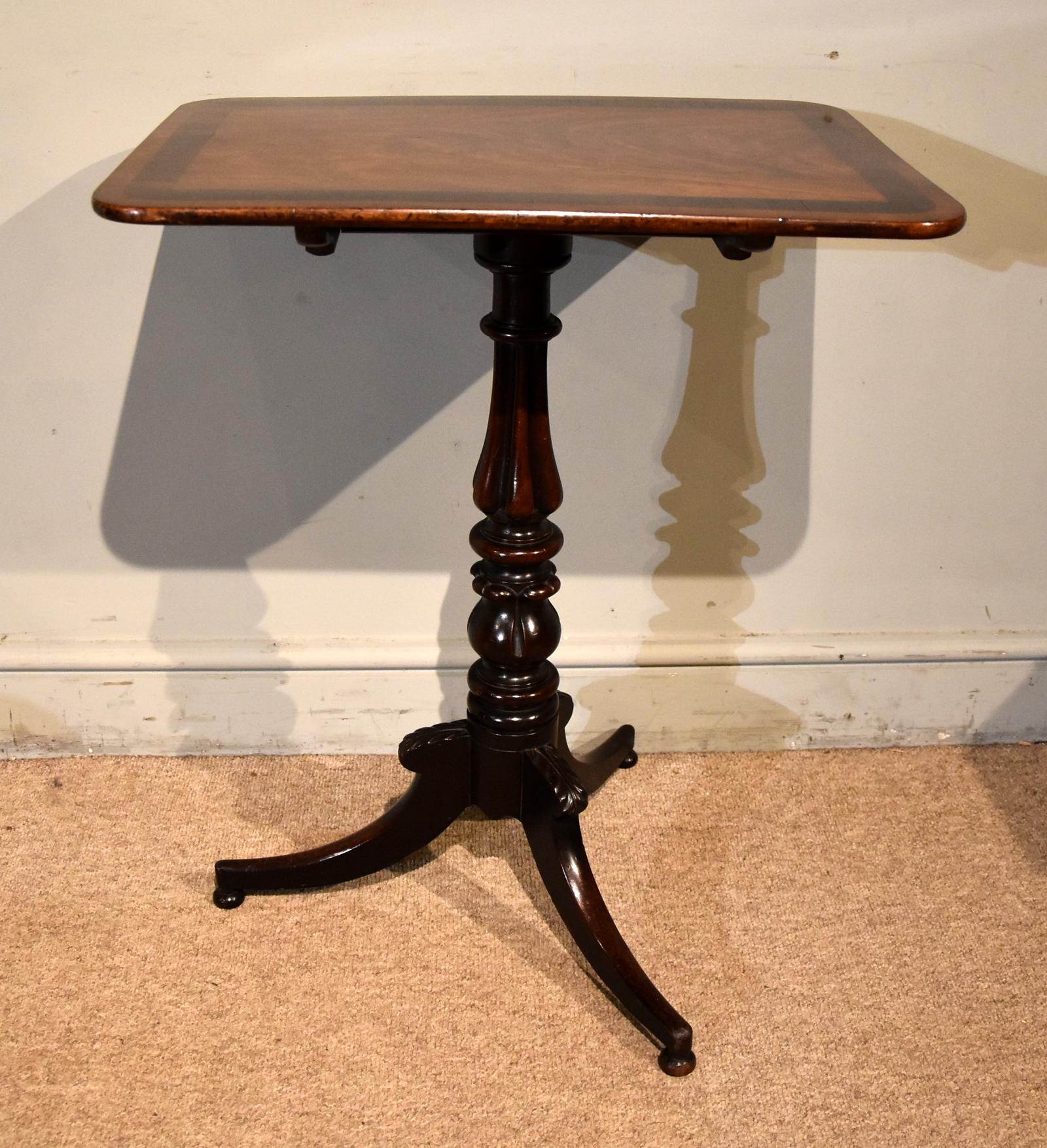 19th Century Mahogany Tilting Wine Table (1 of 7)