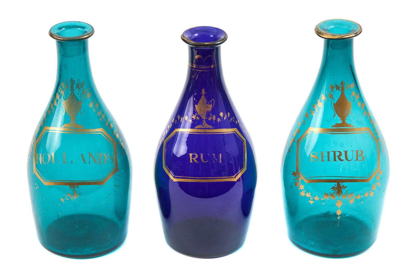 Set of Three Victorian Decanters (1 of 7)