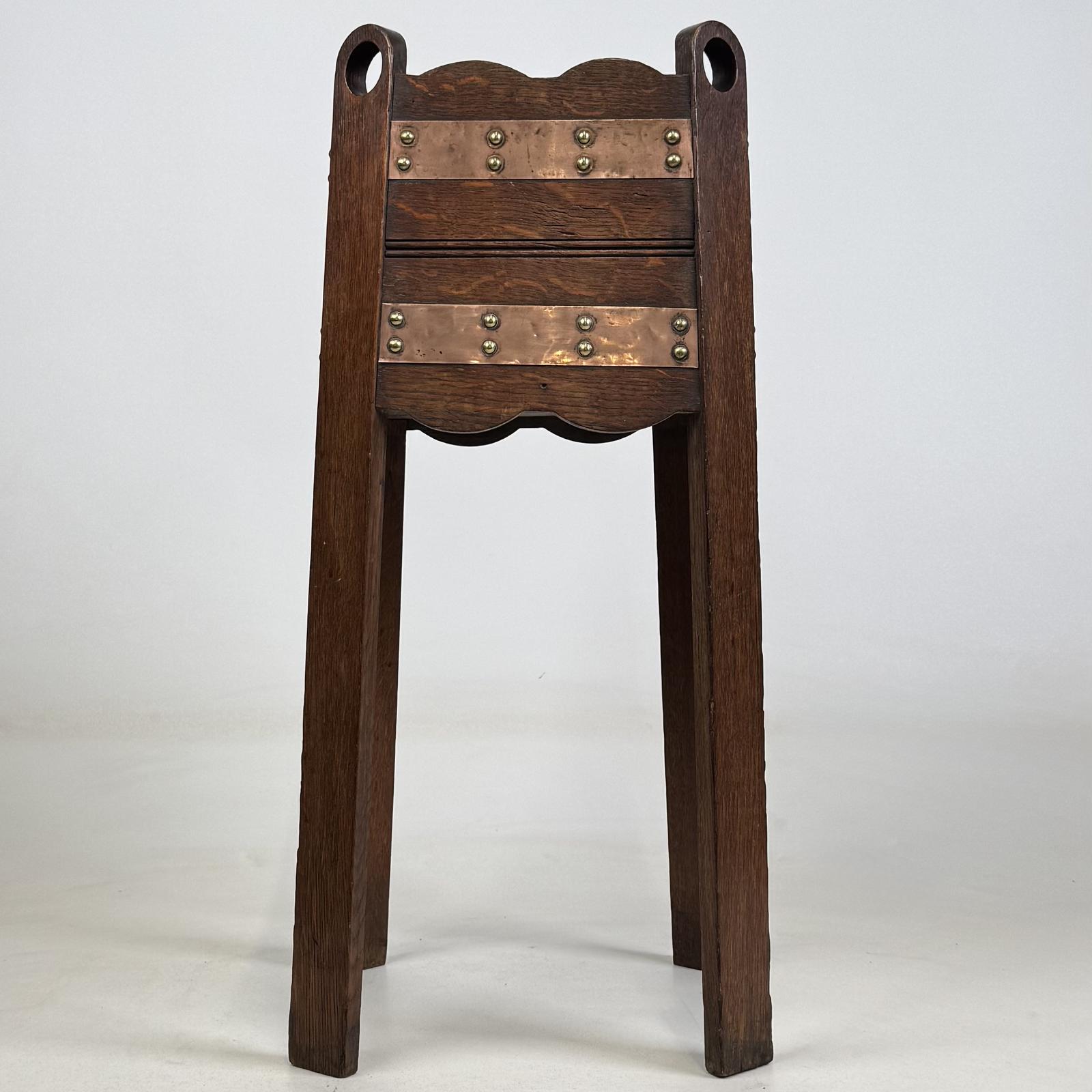 Antique 20th Century Arts & Crafts Oak Plant Stand (1 of 9) Antique 20th Century Arts & Crafts Oak Plant Stand (1 of 9)