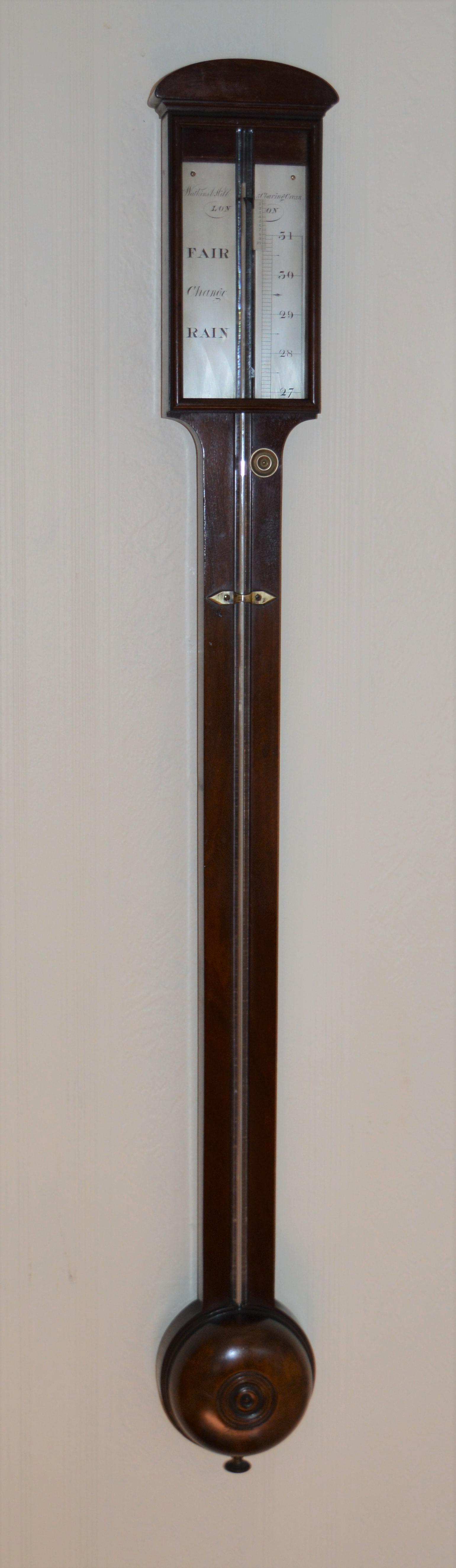 Watkins & Hill London Georgian Stick Barometer (1 of 6) Watkins & Hill London Georgian Stick Barometer (1 of 6)