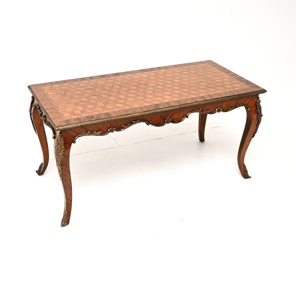 Antique French Inlaid Parquetry Coffee Table (1 of 10) Antique French Inlaid Parquetry Coffee Table (1 of 10)