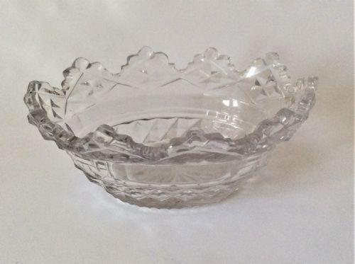 Georgian Regency Cut Glass Condiment Boat (1 of 6) Georgian Regency Cut Glass Condiment Boat (1 of 6)