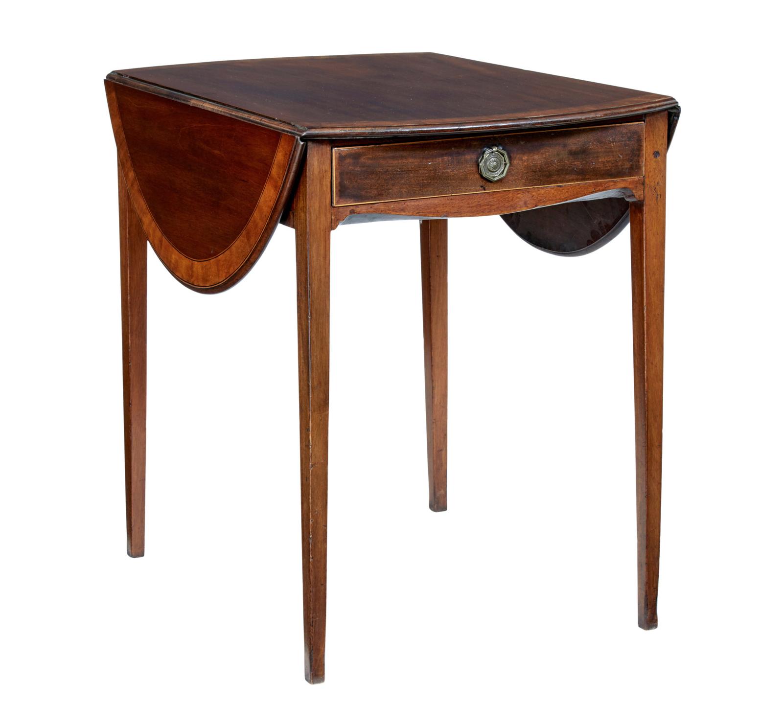 19th Century Late Regency Mahogany Pembroke Table (1 of 8)