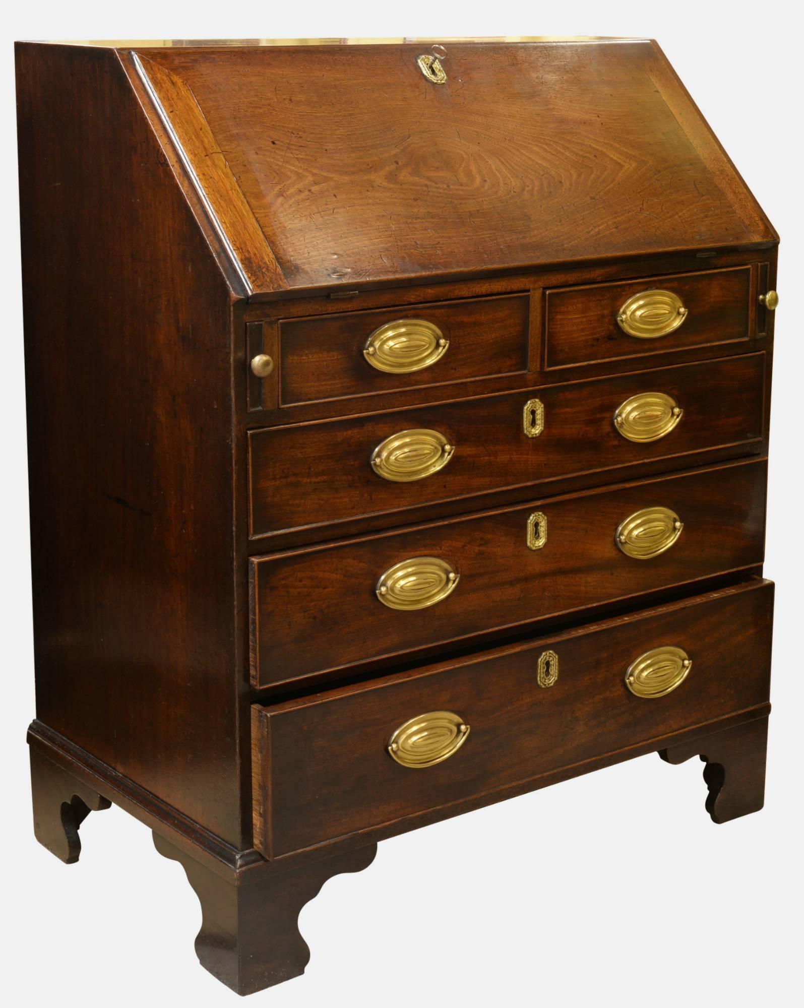 Georgian Mahogany Bureau (1 of 1) Georgian Mahogany Bureau (1 of 1)