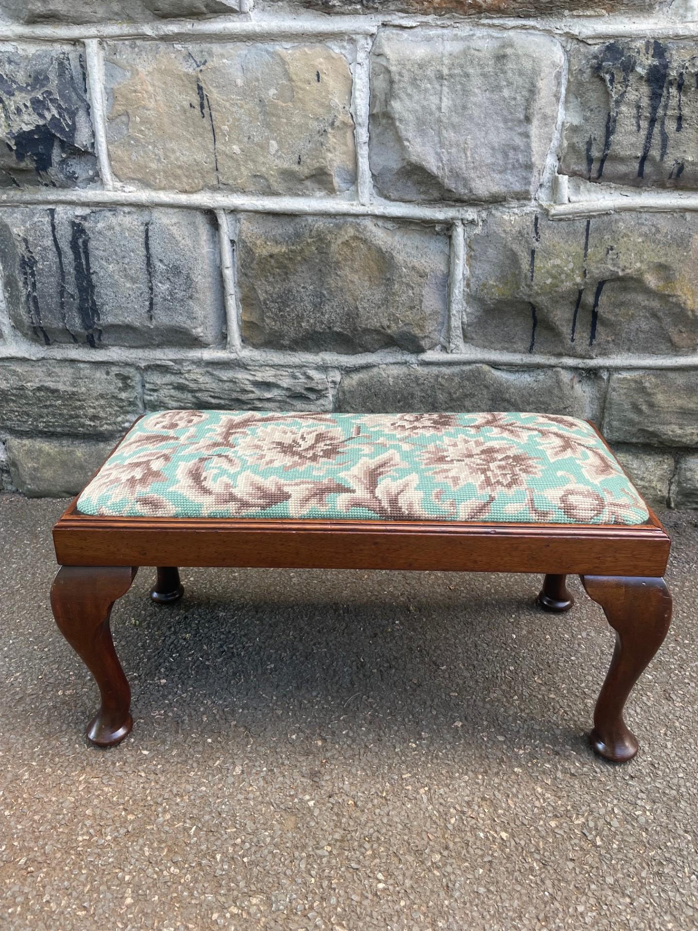Antique Walnut Foot Stool (1 of 10) Antique Walnut Foot Stool (1 of 10)