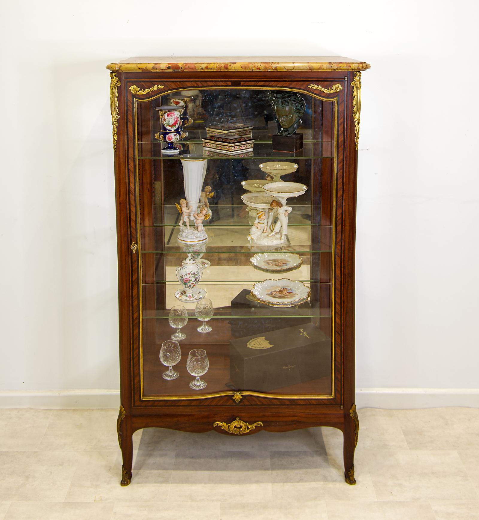 Antique French Kingwood Vitrine Cabinet by G. Durand (1 of 8) Antique French Kingwood Vitrine Cabinet by G. Durand (1 of 8)