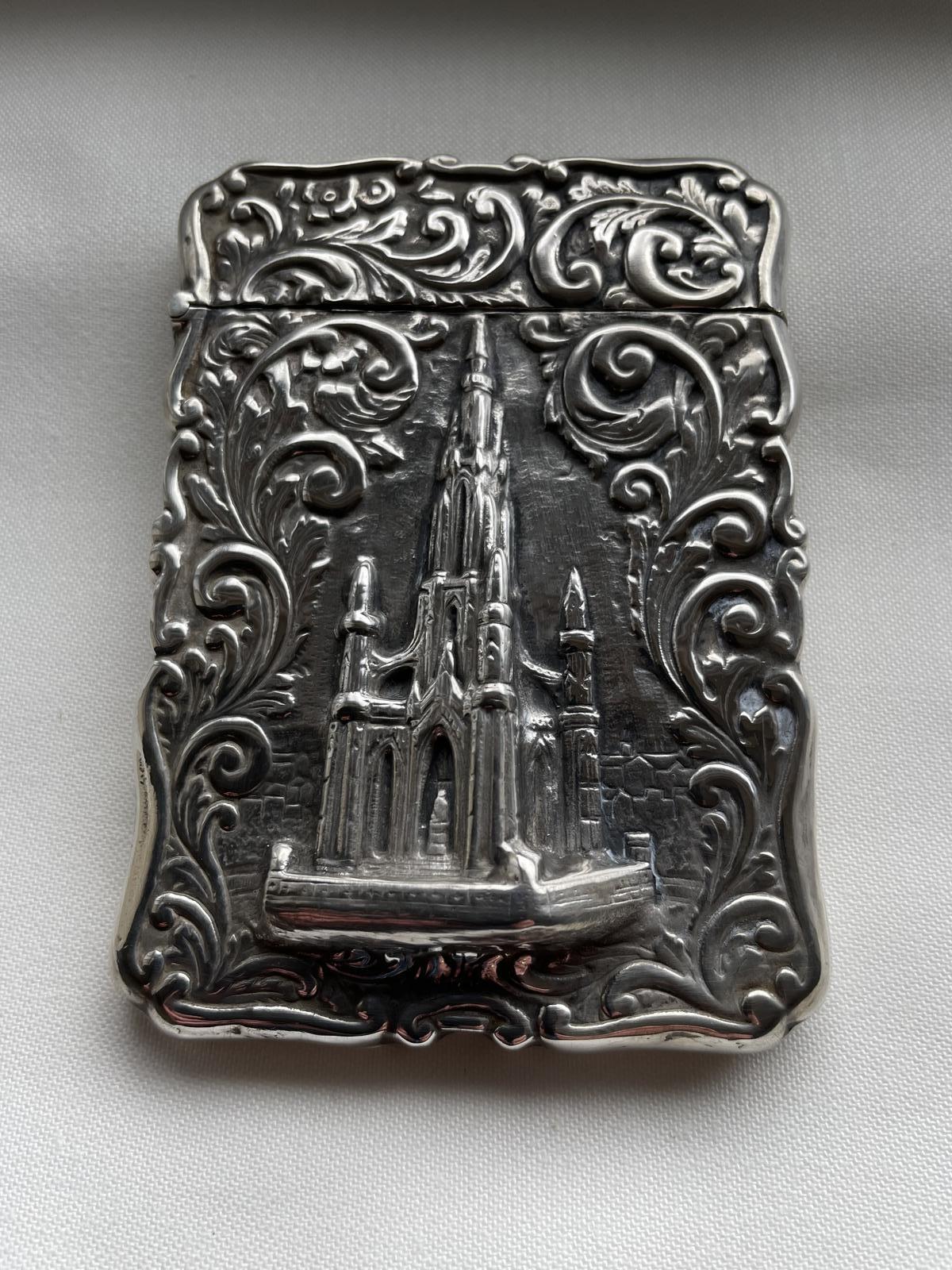 Silver Business Card Case (1 of 4) Silver Business Card Case (1 of 4)