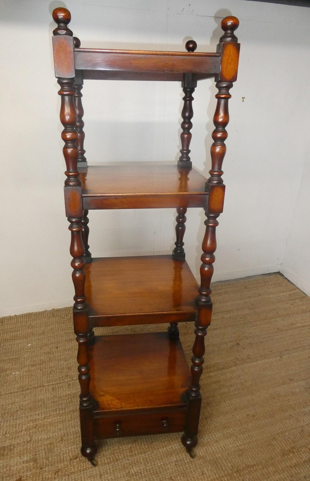 Tall 19th Century 4 Tier Whatnot (1 of 11)
