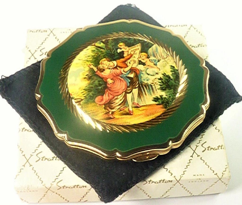 Vintage Stratton Compact Unused in Original Box 1970s (1 of 6)