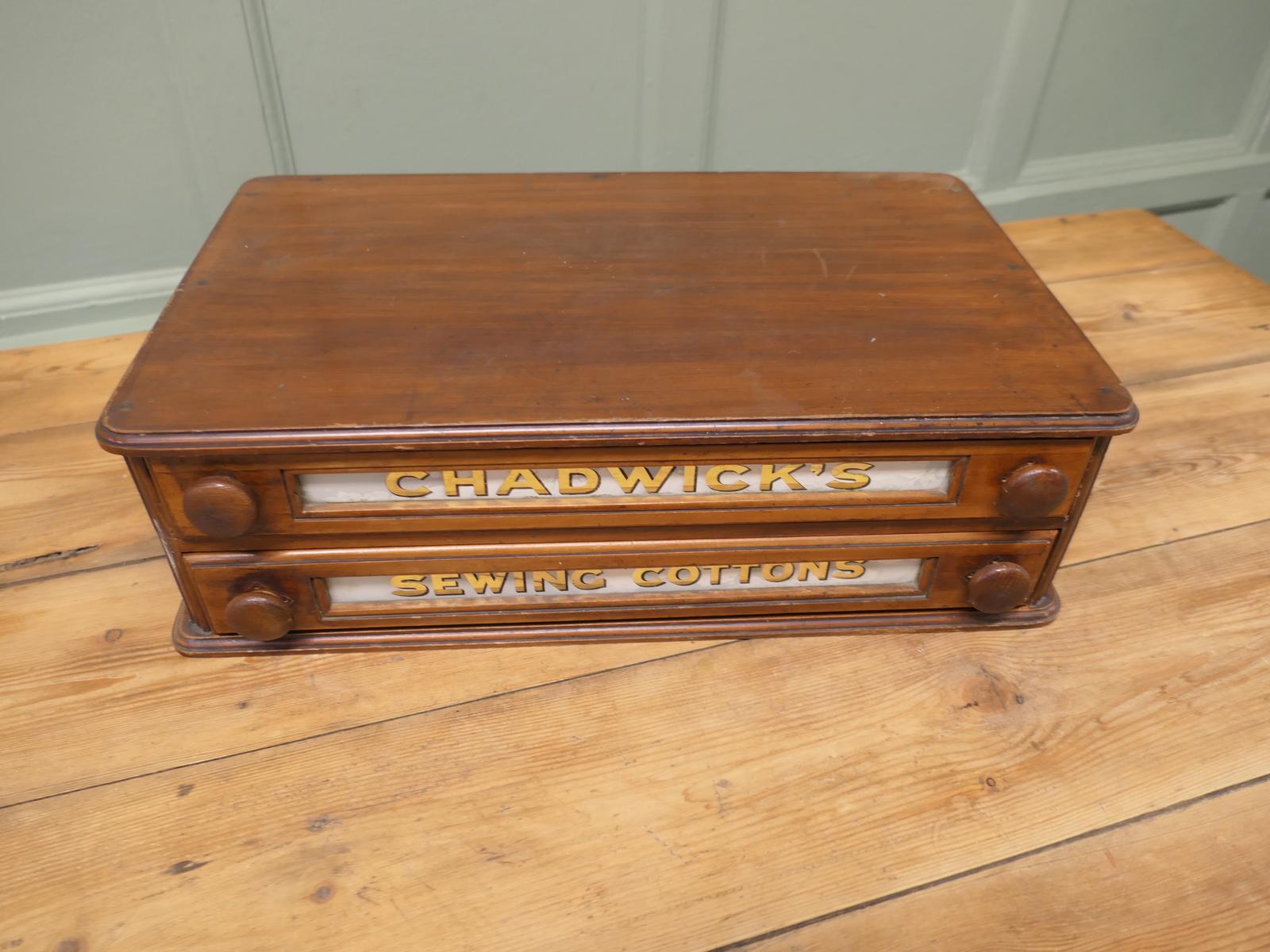 Chadwick’s Sewing Cottons Haberdashery Display Case (1 of 6)