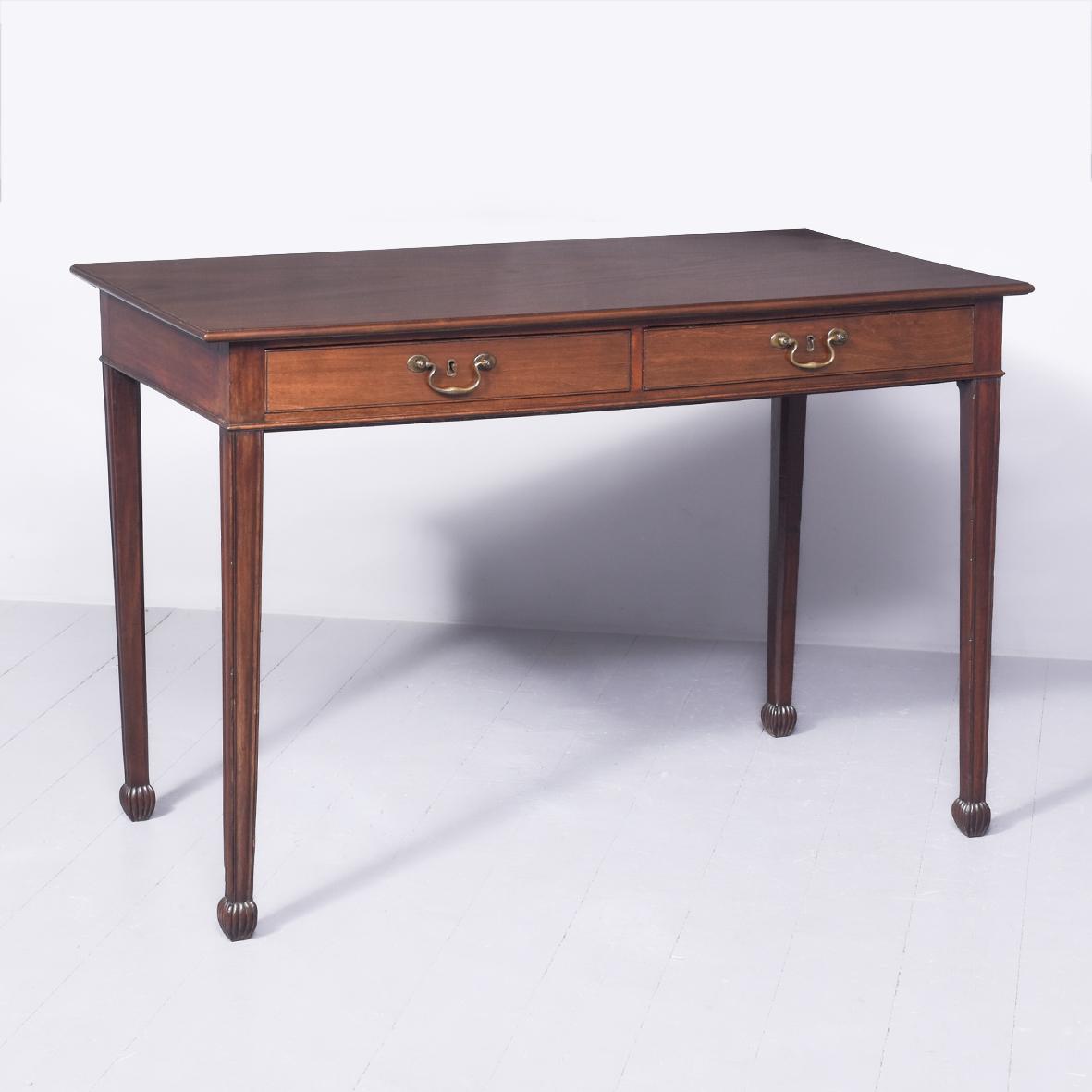 George III Style Mahogany Side or Serving Table 19th Century and Earlier (1 of 9)