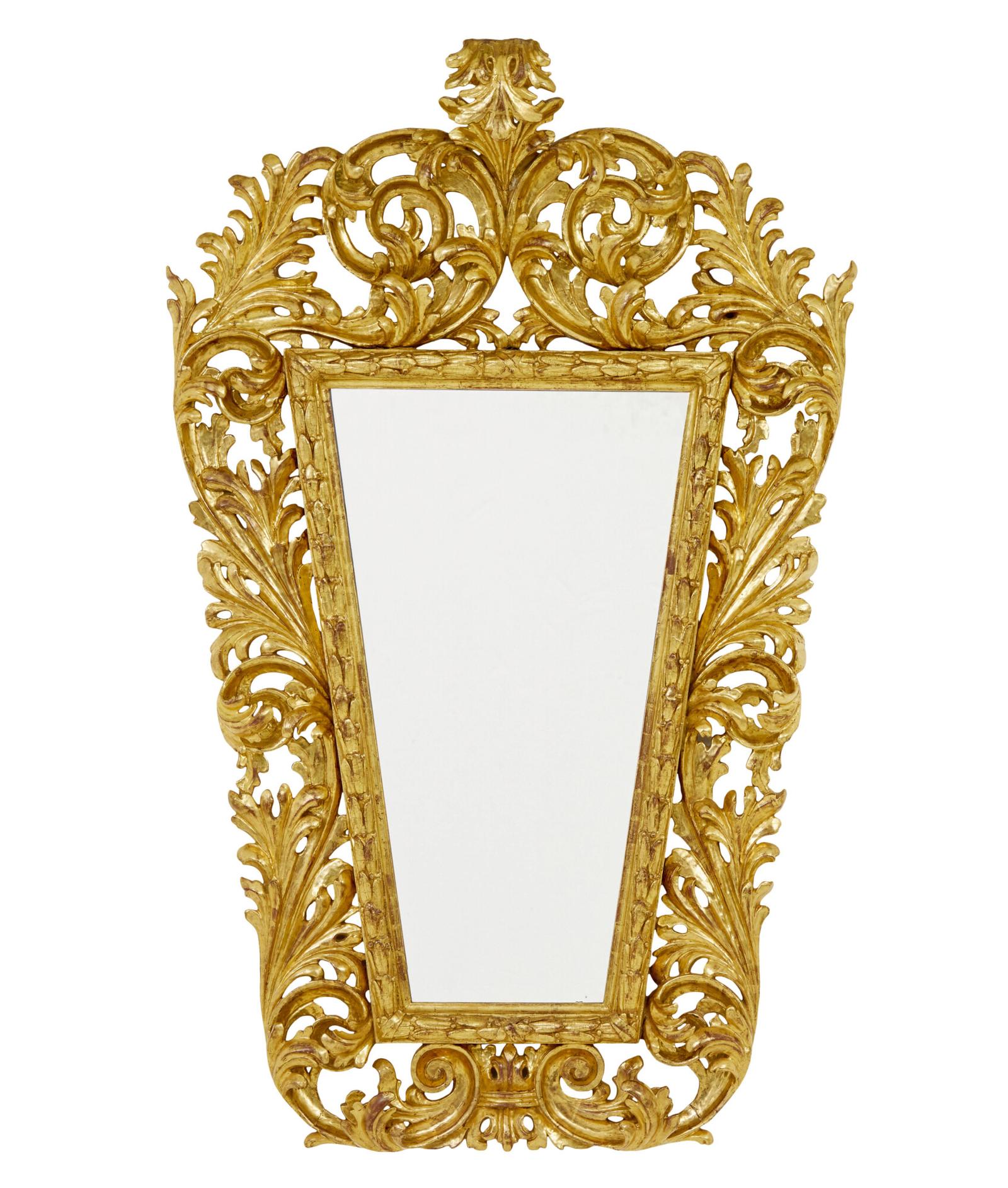 18th Century Carved Italian Rococo Giltwood Mirror (1 of 8) 18th Century Carved Italian Rococo Giltwood Mirror (1 of 8)