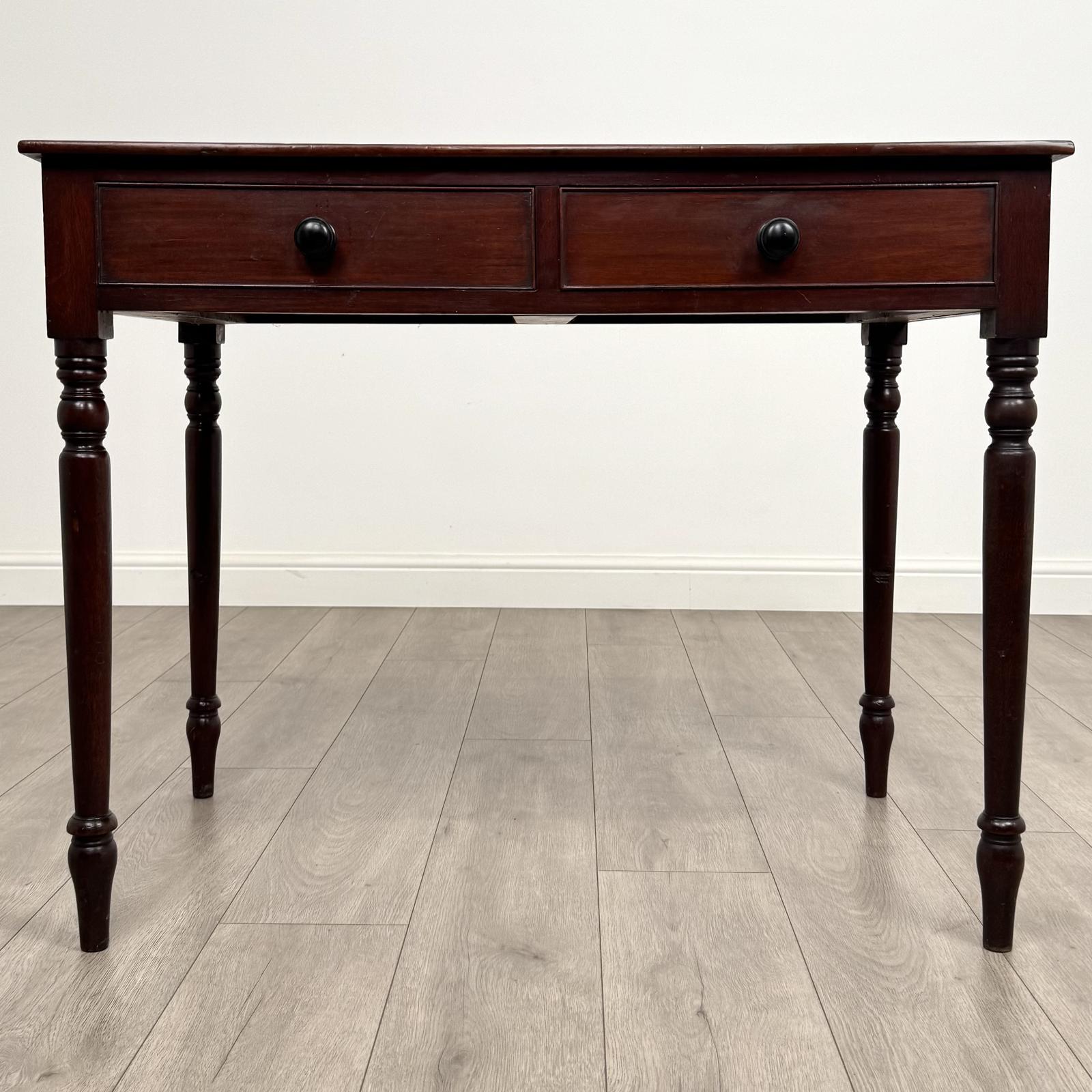 Antique 19th Century Writing Table In Mahogany (1 of 11)