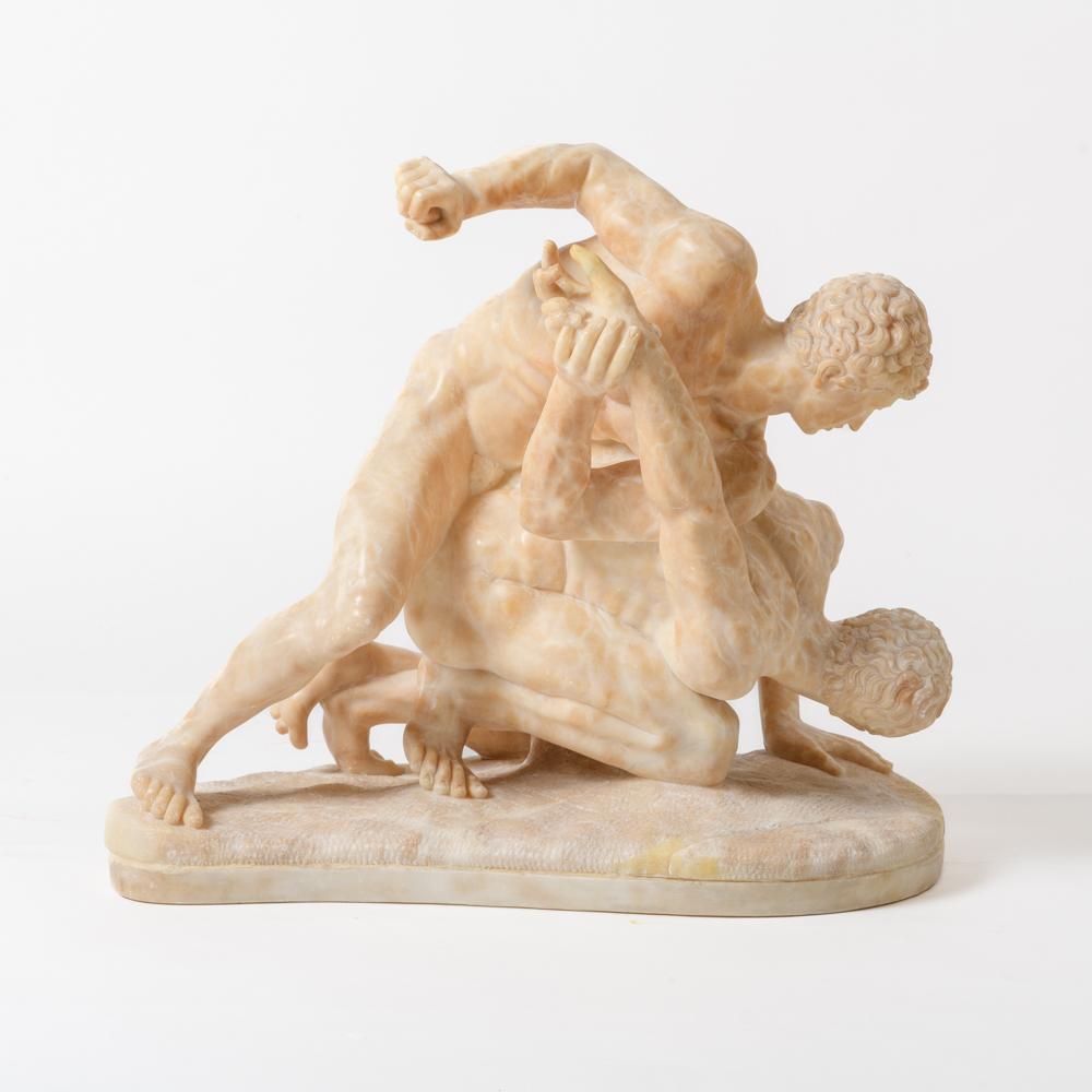 The Pancrastinae, also known as Uffizi Wrestlers - Fine Alabaster Sculpture (1 of 19)