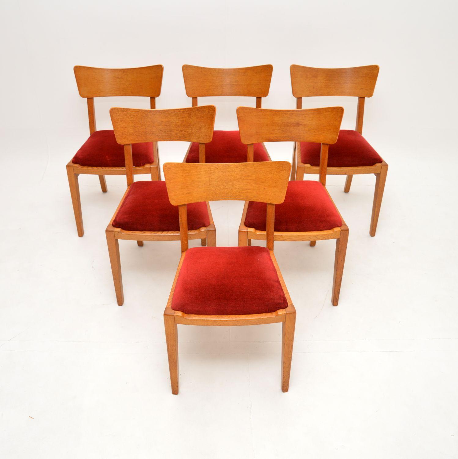 Set of Six Vintage G Plan Dining Chairs in Oak (1 of 11)