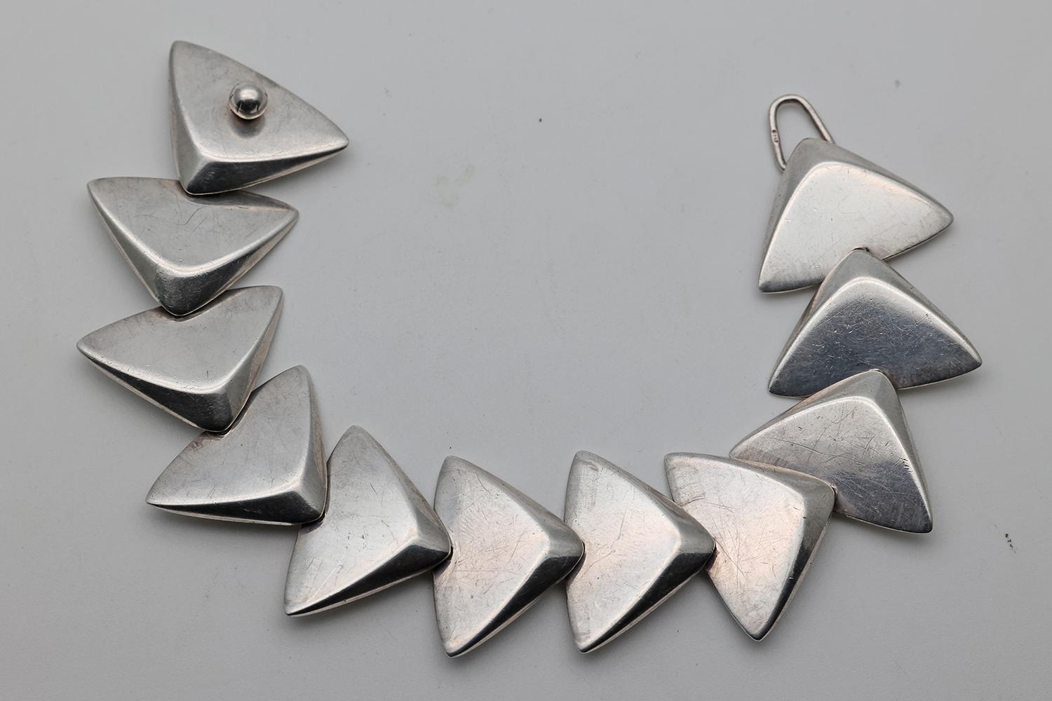 Hans Hansen Danish Silver Bracelet (1 of 3)