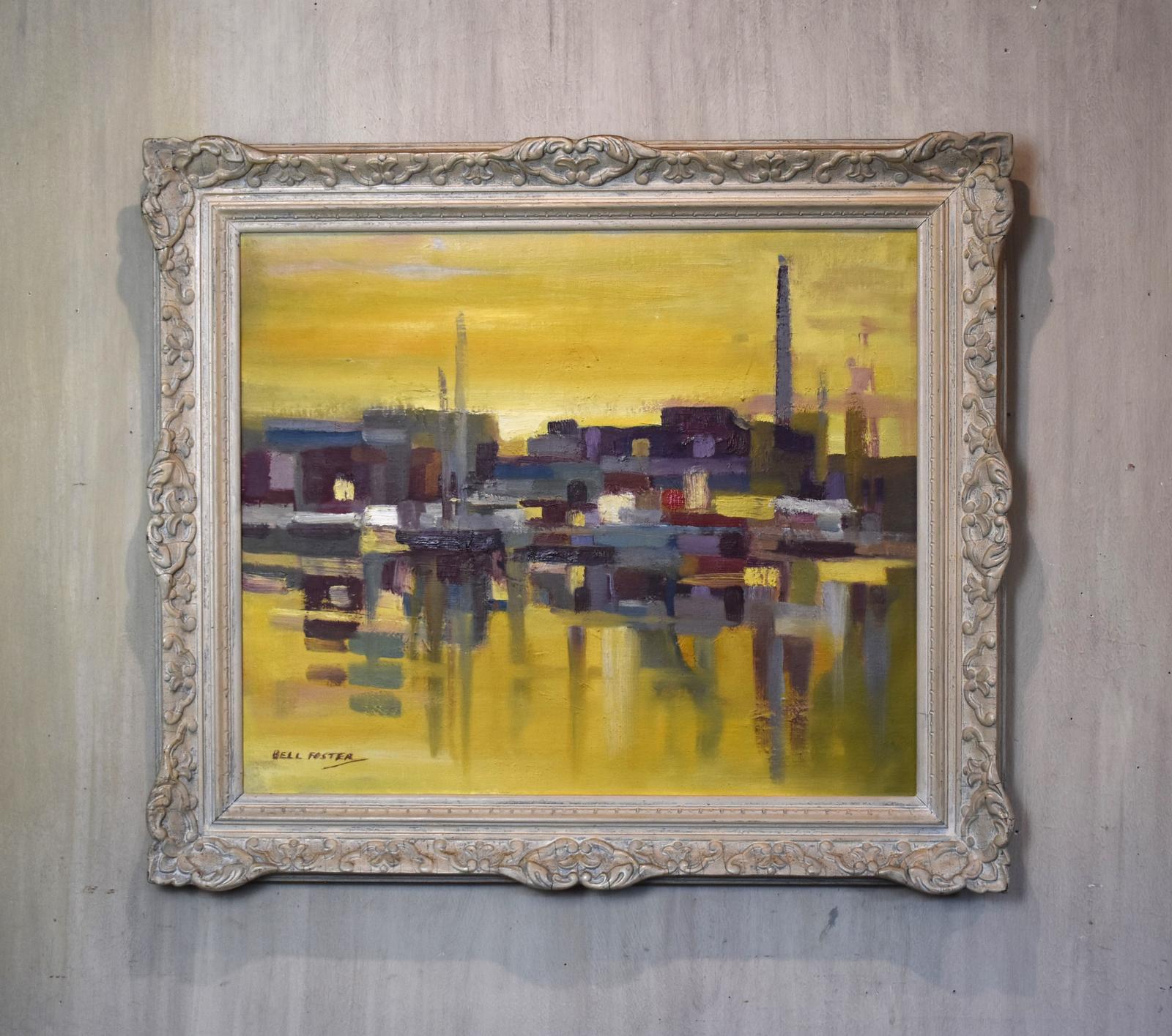 Abstract Oil Painting of London by Arthur Bell Foster (1 of 7) Abstract Oil Painting of London by Arthur Bell Foster (1 of 7)