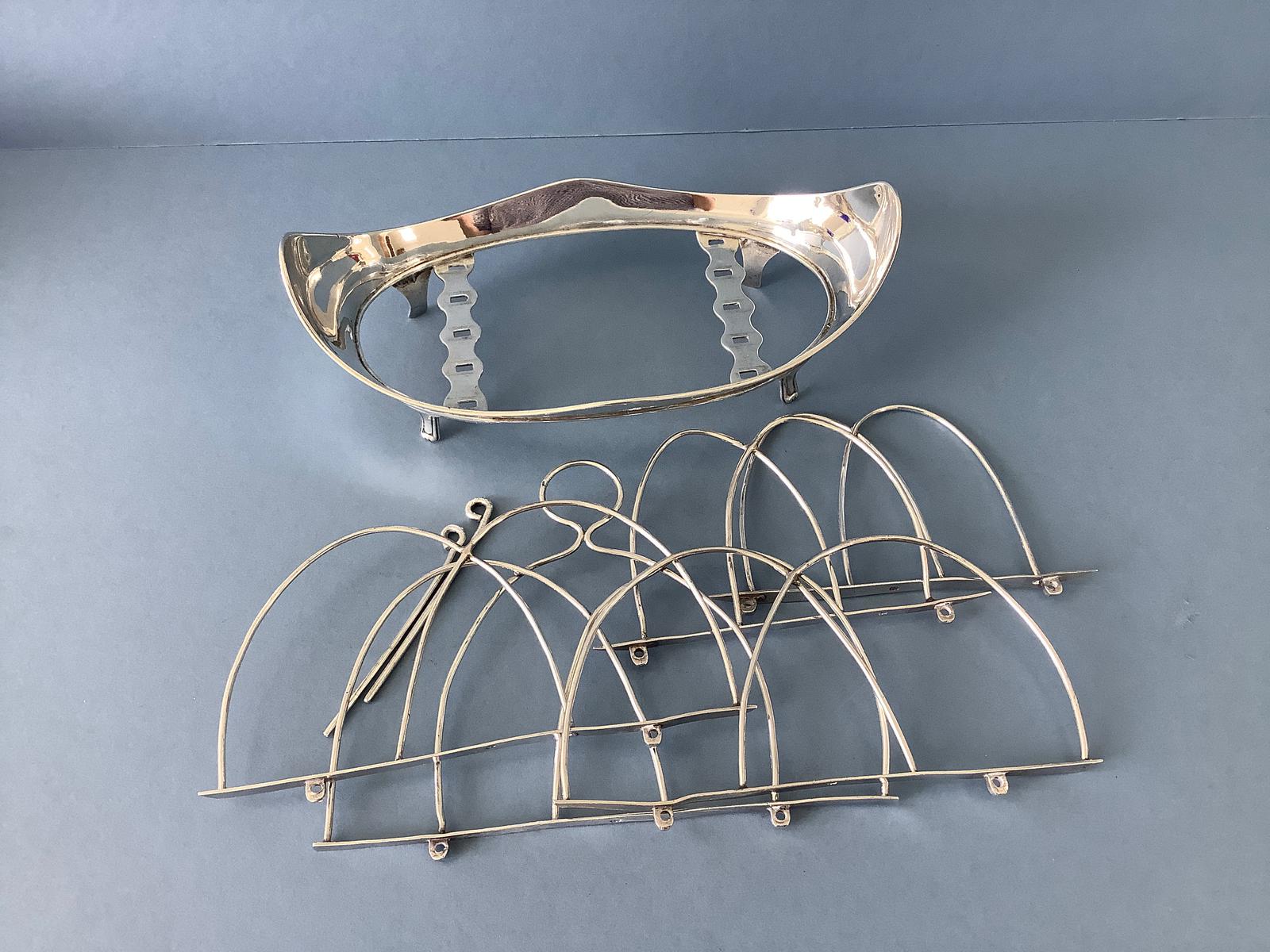Unusual Georgian Silver Toast Rack (1 of 7)