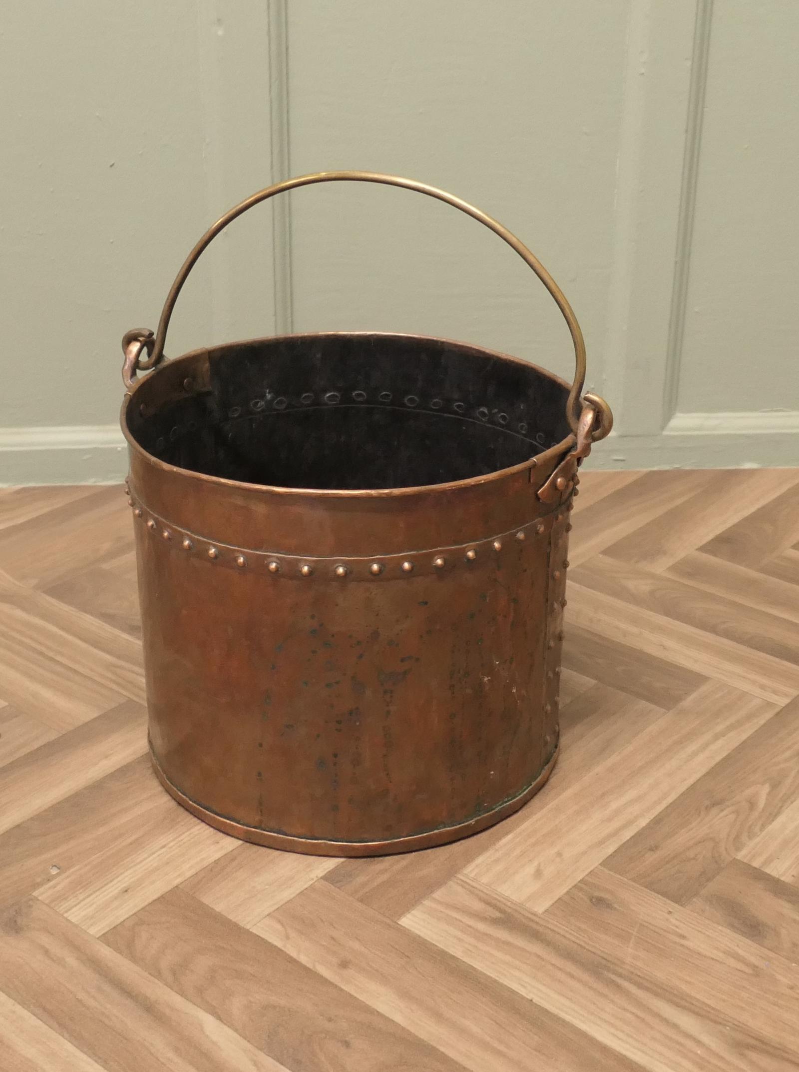 19th Century Copper Coal Bucket (1 of 6)