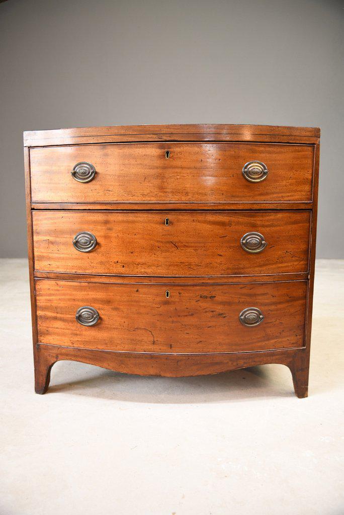 Antique Mahogany Bow Front Chest of Drawers (1 of 12) Antique Mahogany Bow Front Chest of Drawers (1 of 12)