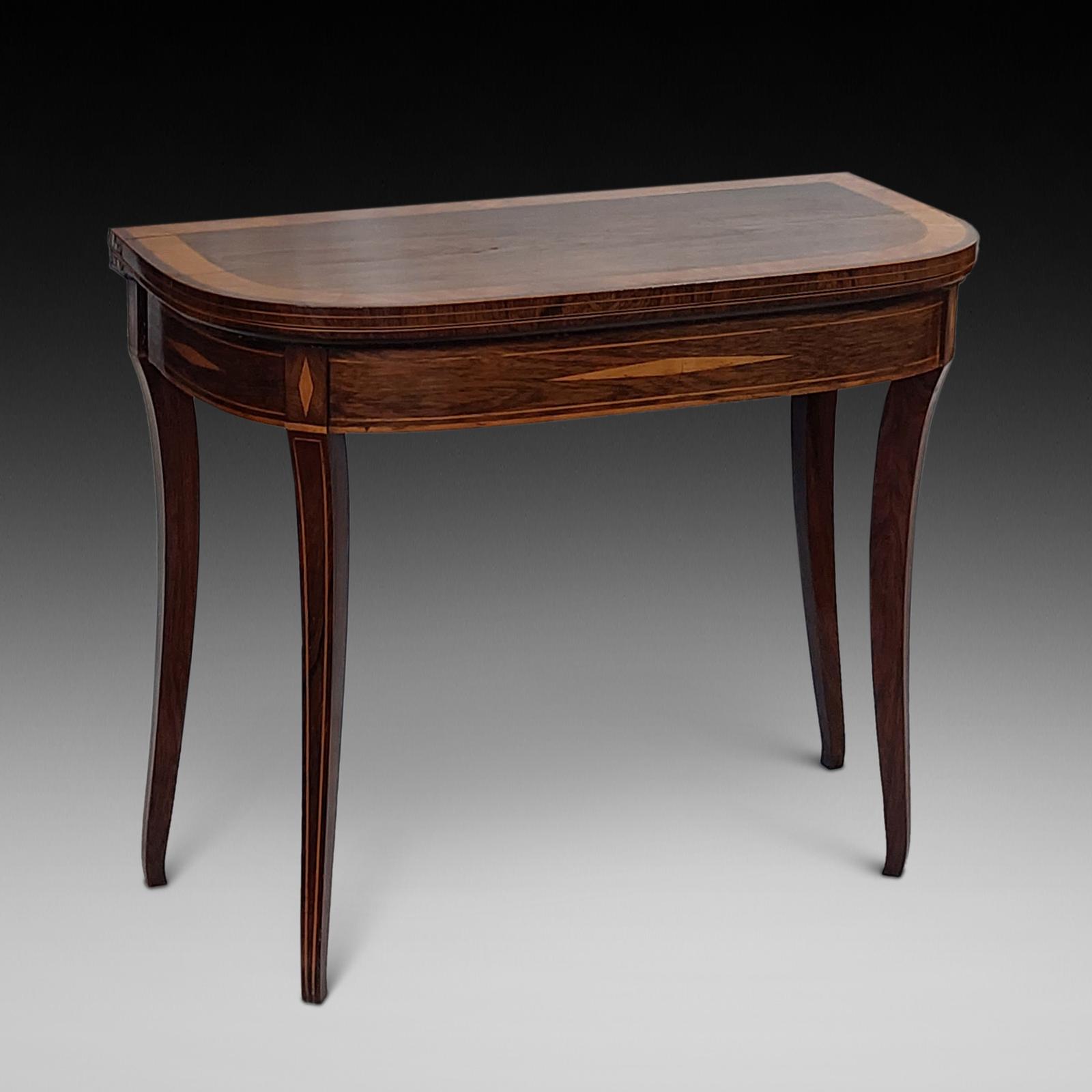 Georgian Rosewood Card Tables - main image