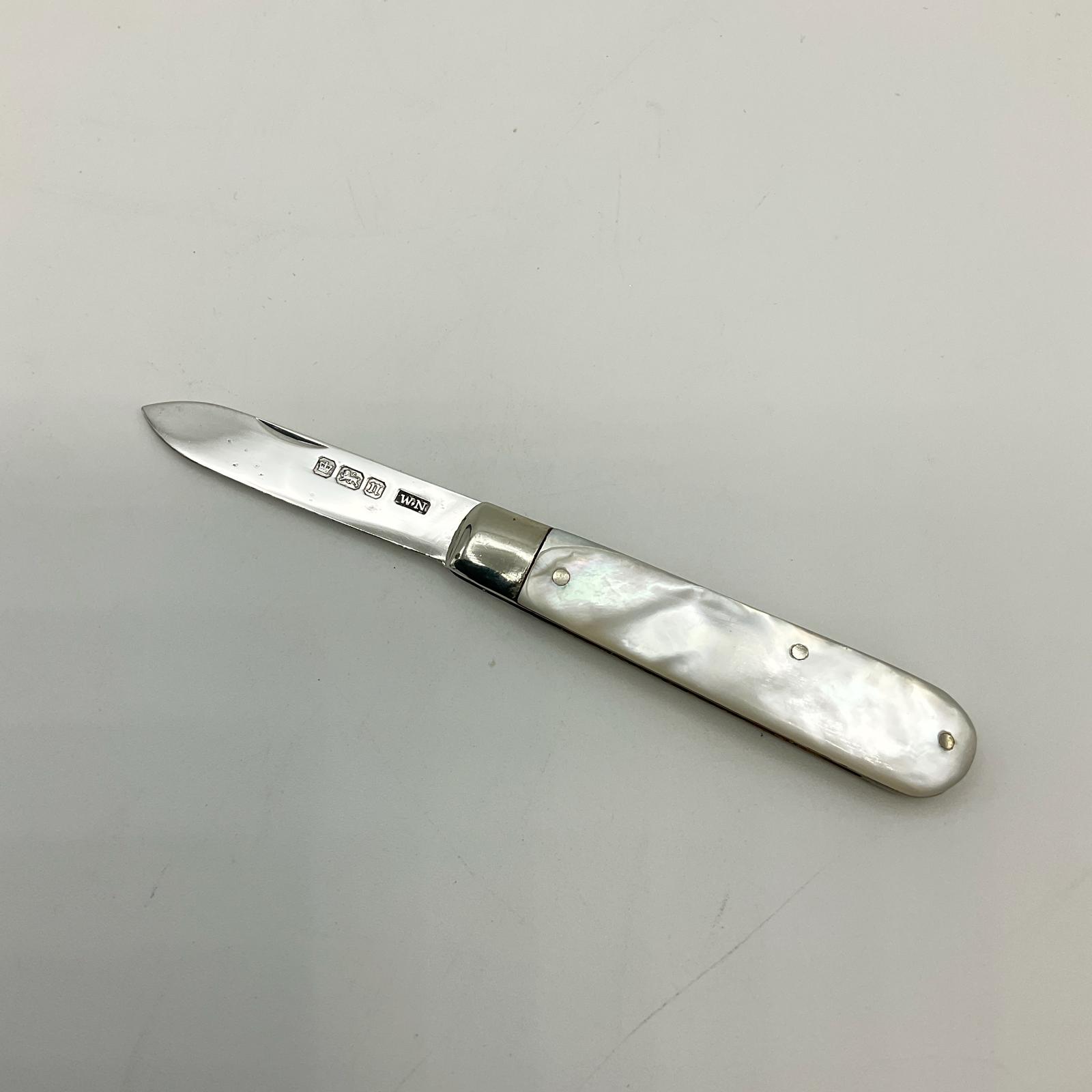 Antique 1905 Sterling Silver Fruit Knife (1 of 11) Antique 1905 Sterling Silver Fruit Knife (1 of 11)