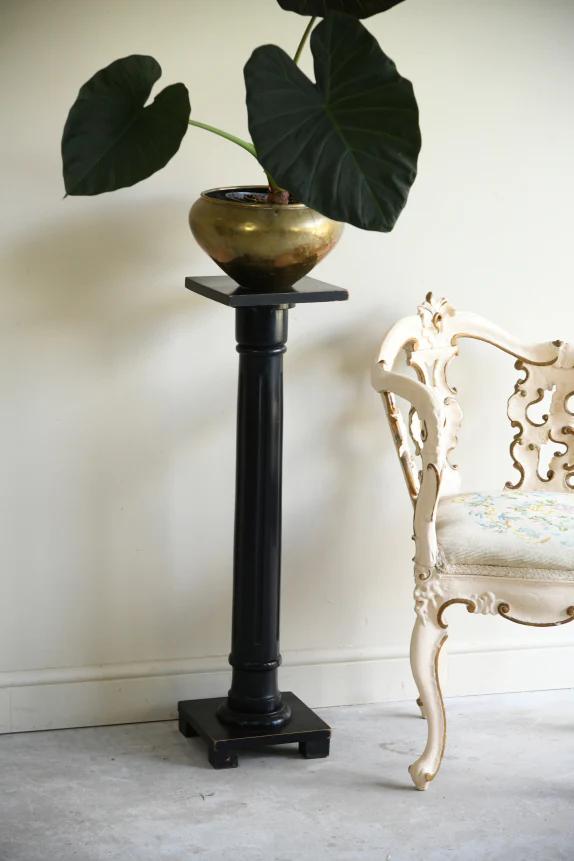 Black Torchere Plant Stand (1 of 7)