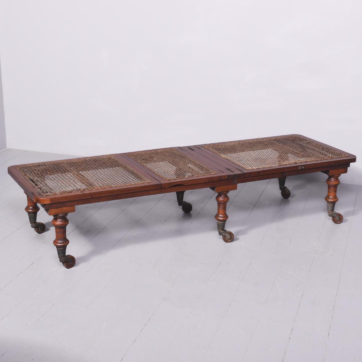 George IV Mahogany & Rattan Folding Campaign Bed (1 of 13)