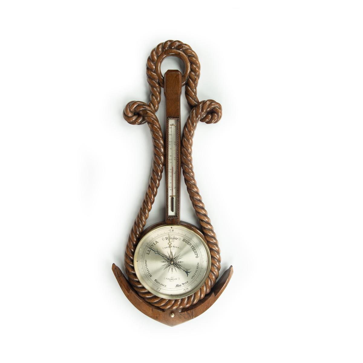 Victorian Anchor & Rope Barometer by Gray & Keen of Liverpool (1 of 6) Victorian Anchor & Rope Barometer by Gray & Keen of Liverpool (1 of 6)