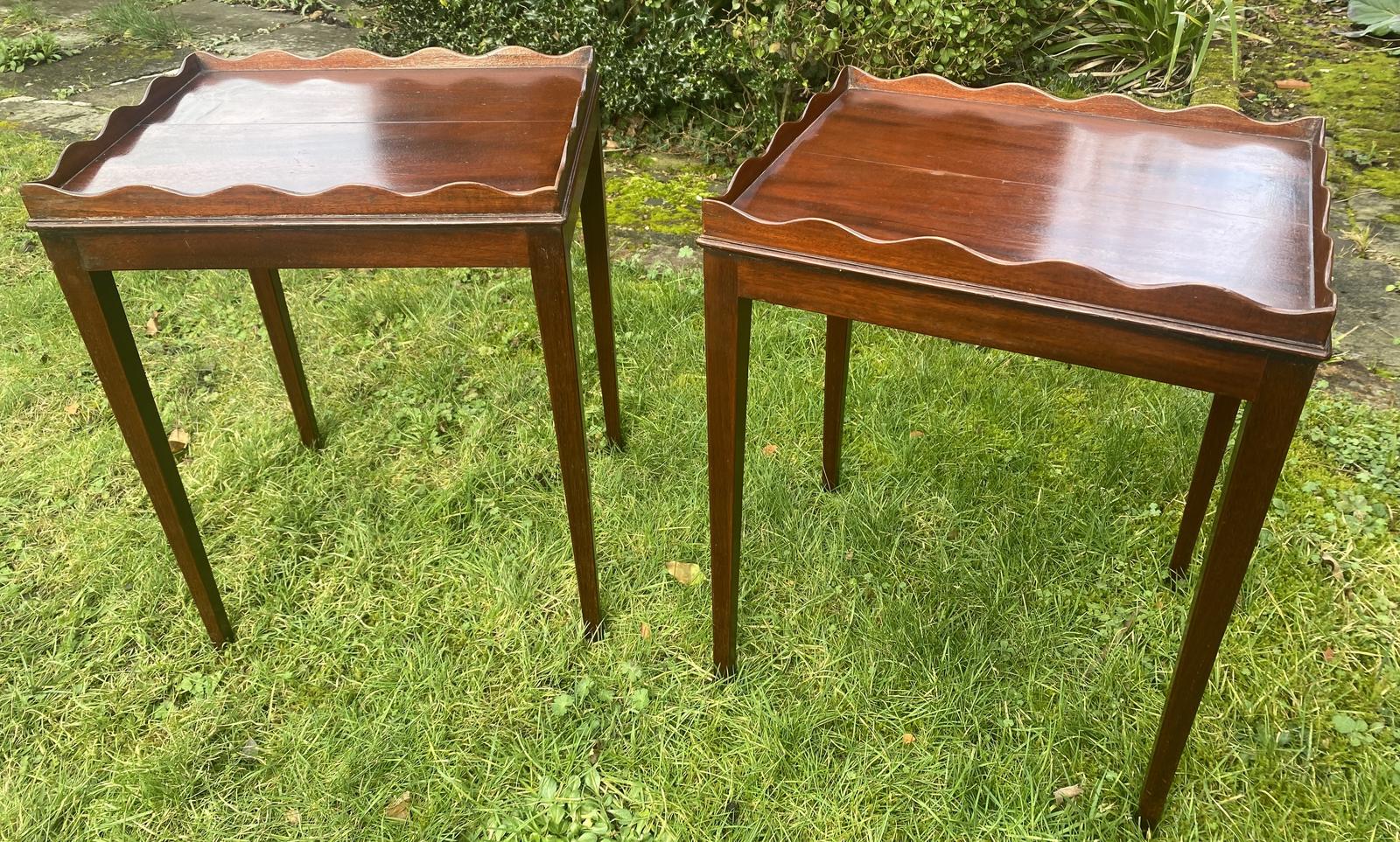 Pair of Mahogany Side Tables (1 of 4) Pair of Mahogany Side Tables (1 of 4)