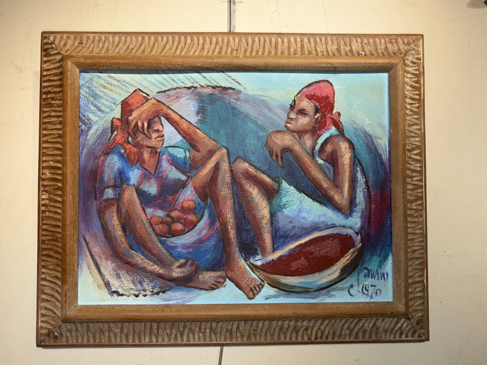 Petion Savain Haitian Oil Painting (1 of 4) Petion Savain Haitian Oil Painting (1 of 4)