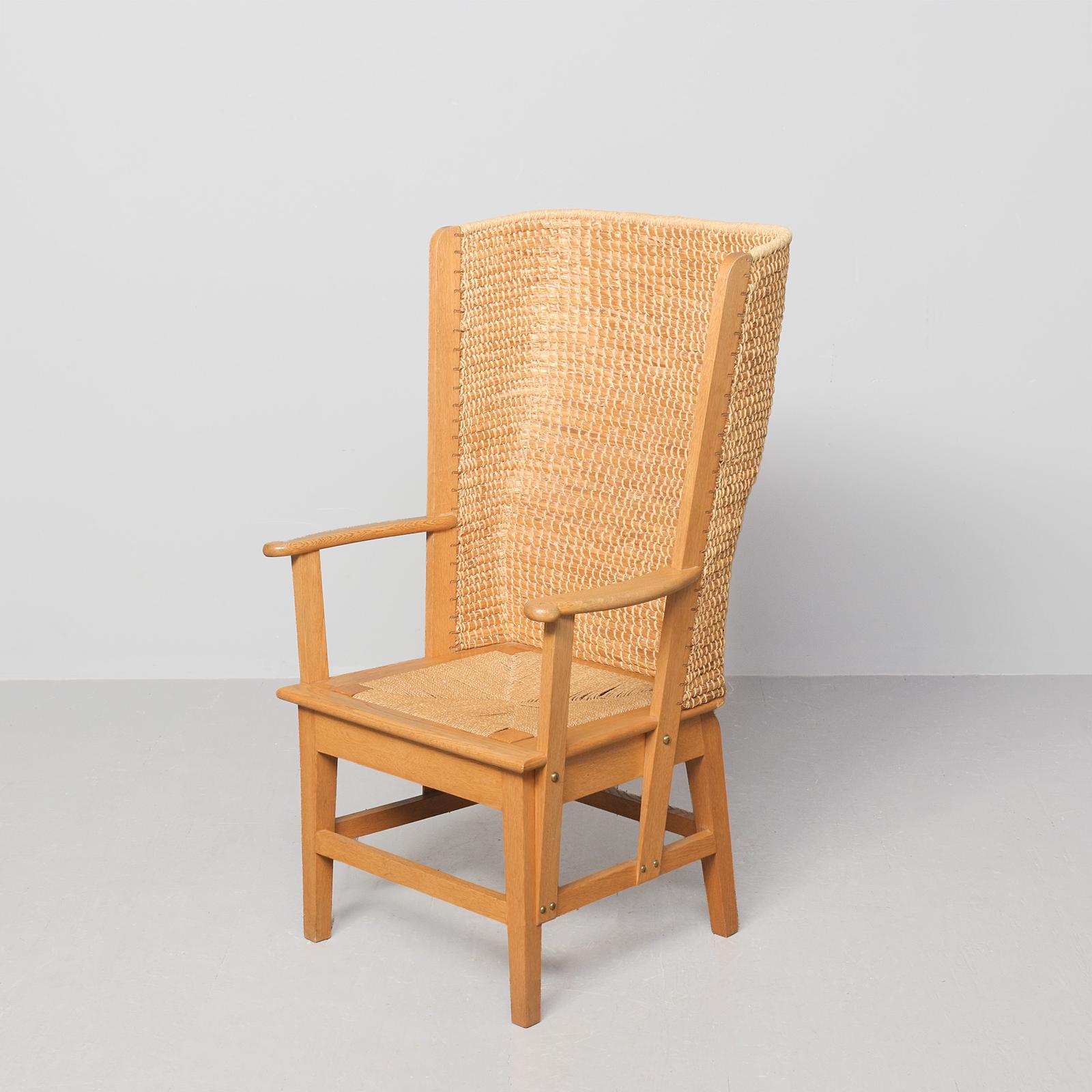 Full Sized Oak-framed Orkney Chair by David Kirkness of Kirkwall, Orkney - All in Perfect Condition (1 of 7) Full Sized Oak-framed Orkney Chair by David Kirkness of Kirkwall, Orkney - All in Perfect Condition (1 of 7)