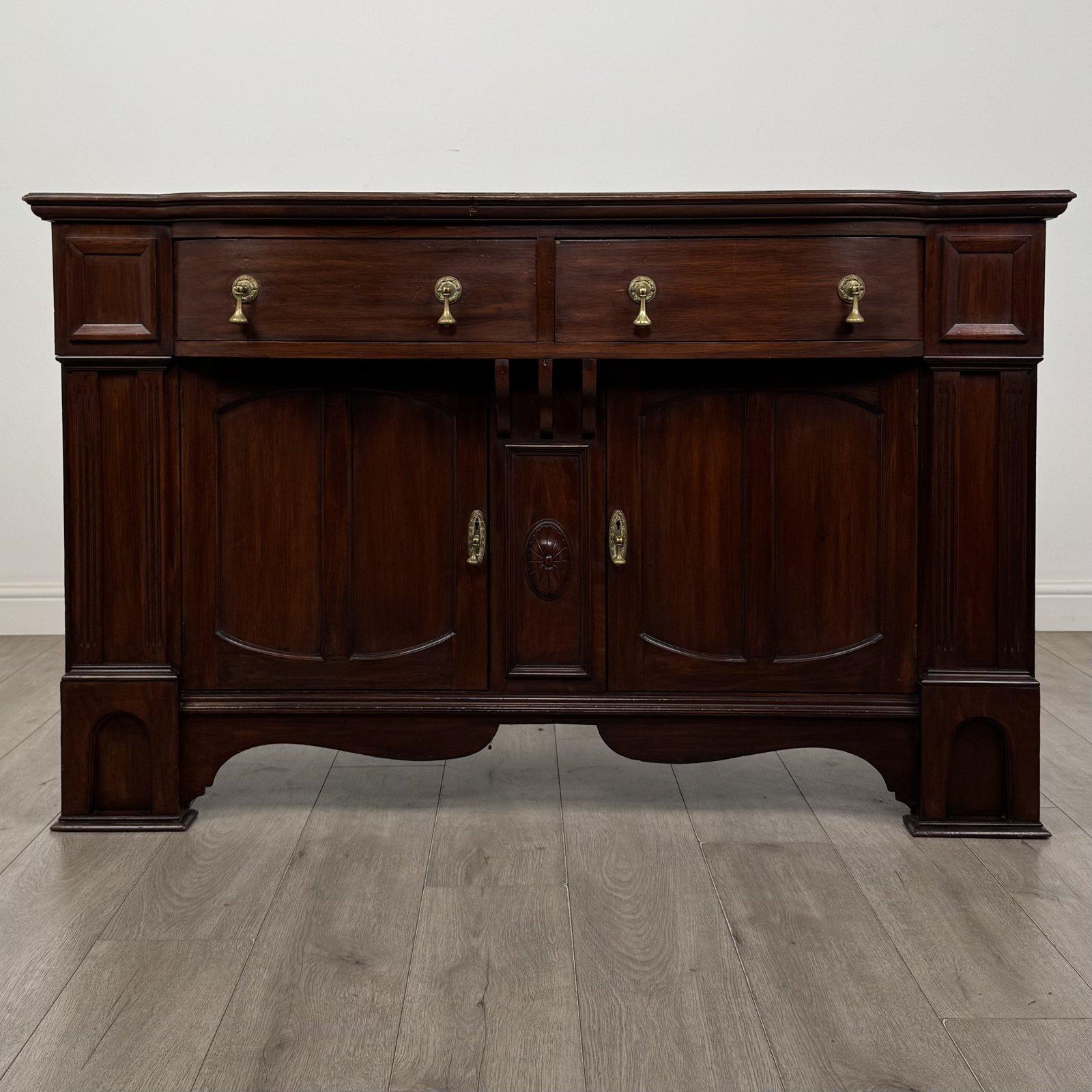 Antique Edwardian Arts & Crafts Mahogany Sideboard | Bow Front | AF-6687 (1 of 12) Antique Edwardian Arts & Crafts Mahogany Sideboard | Bow Front | AF-6687 (1 of 12)