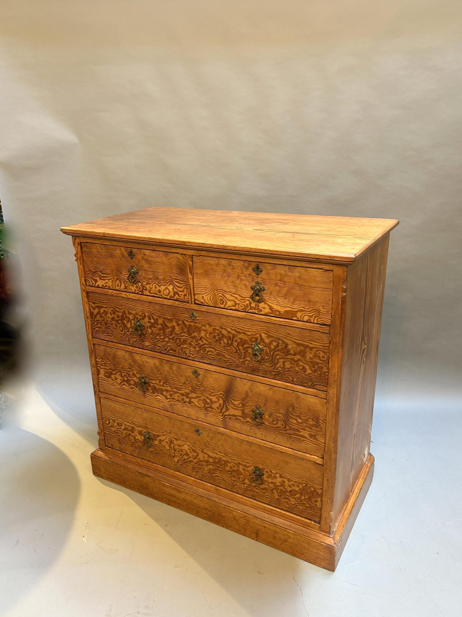Victorian Oregon Pine Chest of Drawers (1 of 11)