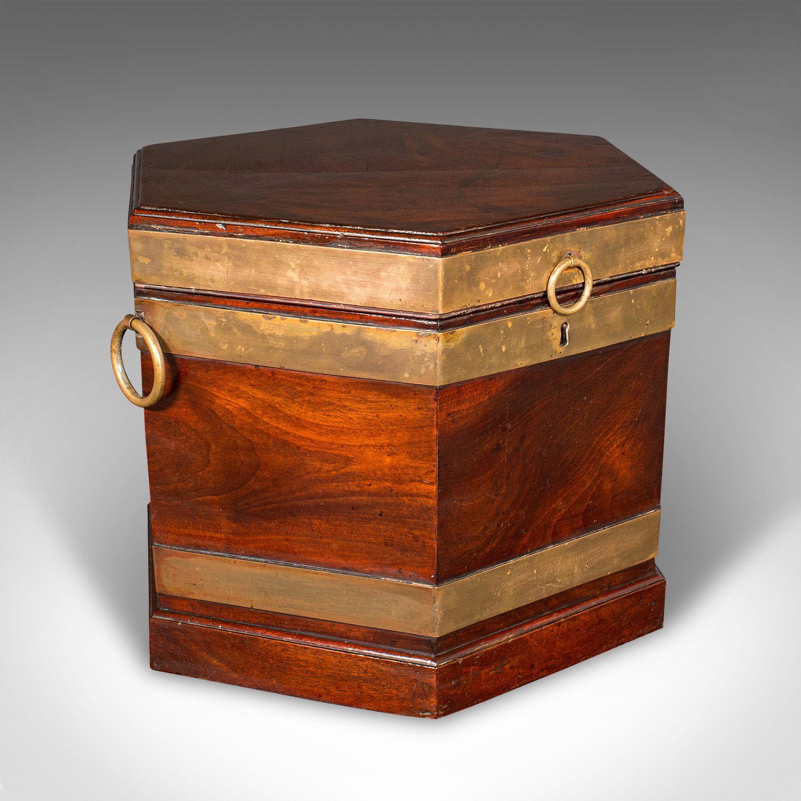 Antique Cellarette, English, Fireside Store, Brass Bound - Georgian c.1750 (1 of 9) Antique Cellarette, English, Fireside Store, Brass Bound - Georgian c.1750 (1 of 9)