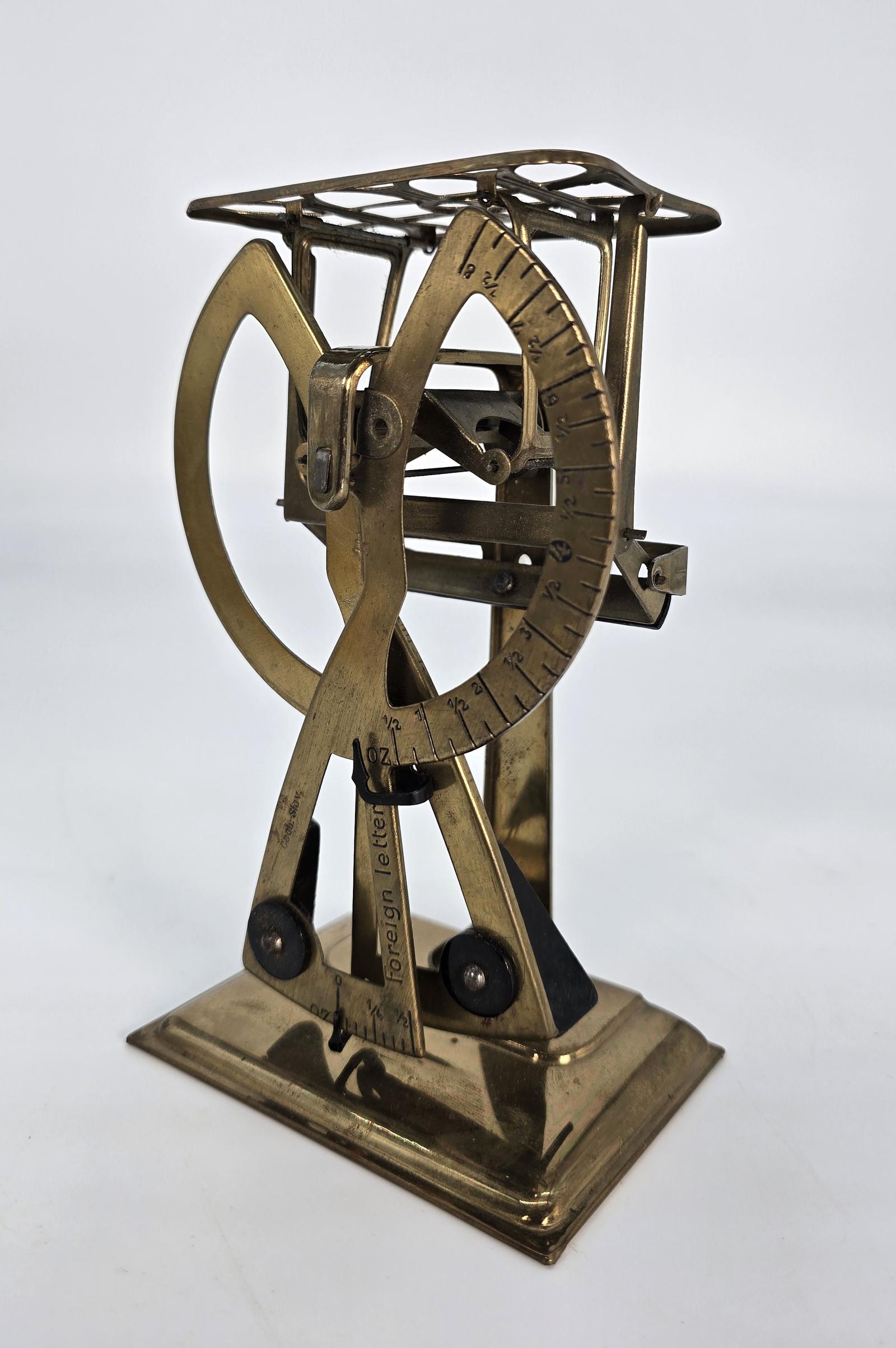 Czechoslovakian  Brass Postal Scales c.1910 (1 of 20)