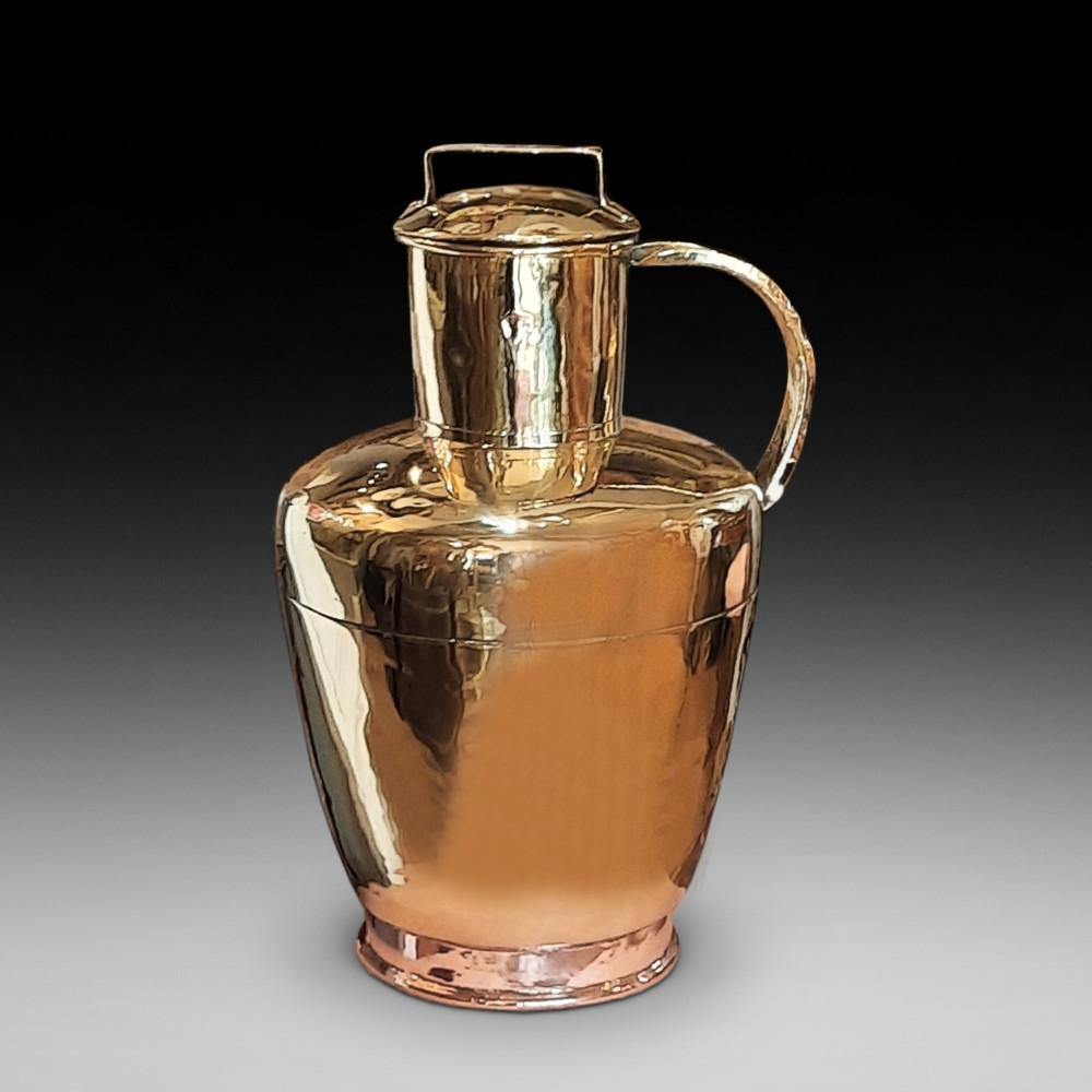 Victorian Brass & Copper Eastern Ewer & Cover (1 of 4)