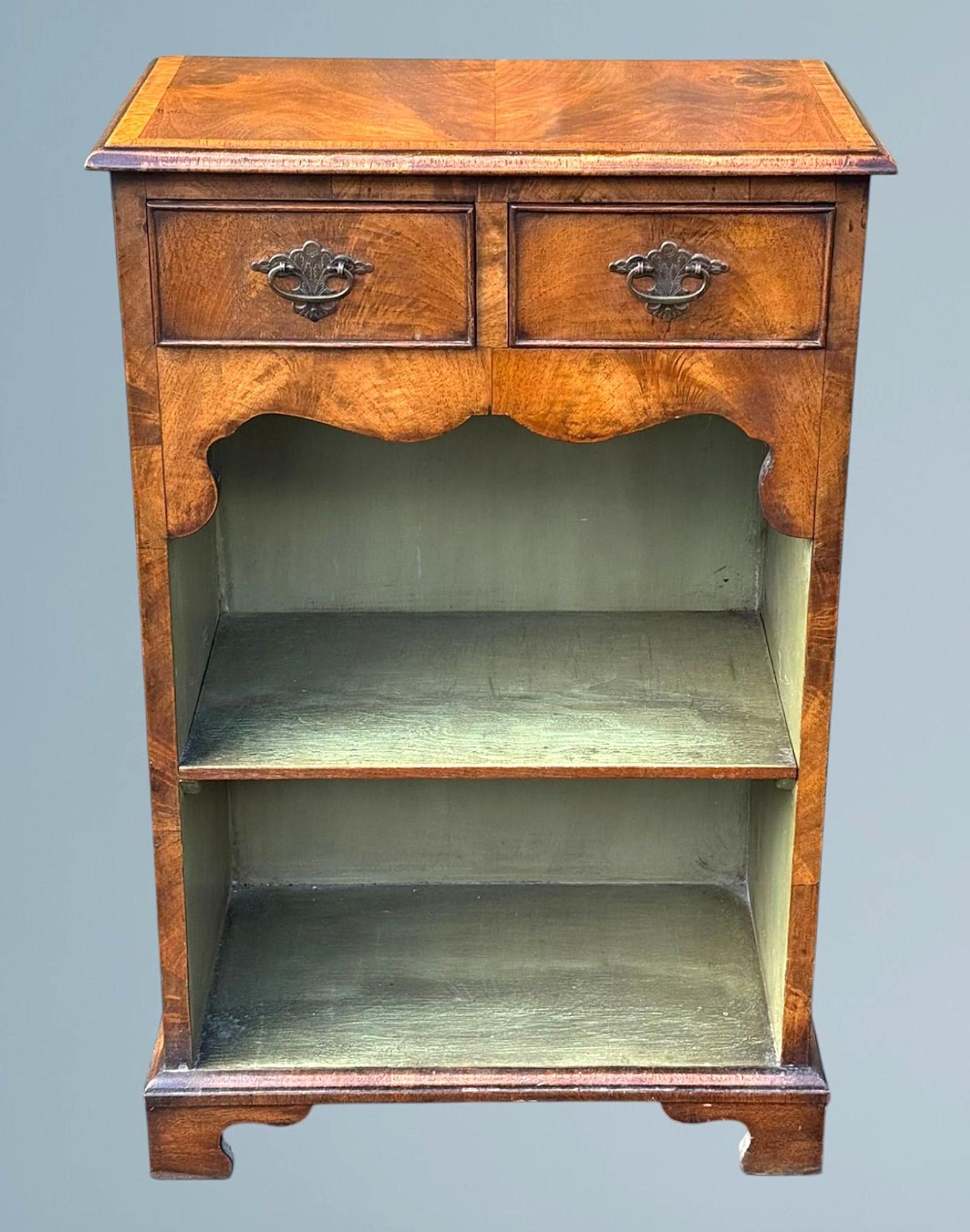 Small Walnut Bookcase / Cabinet (1 of 12)