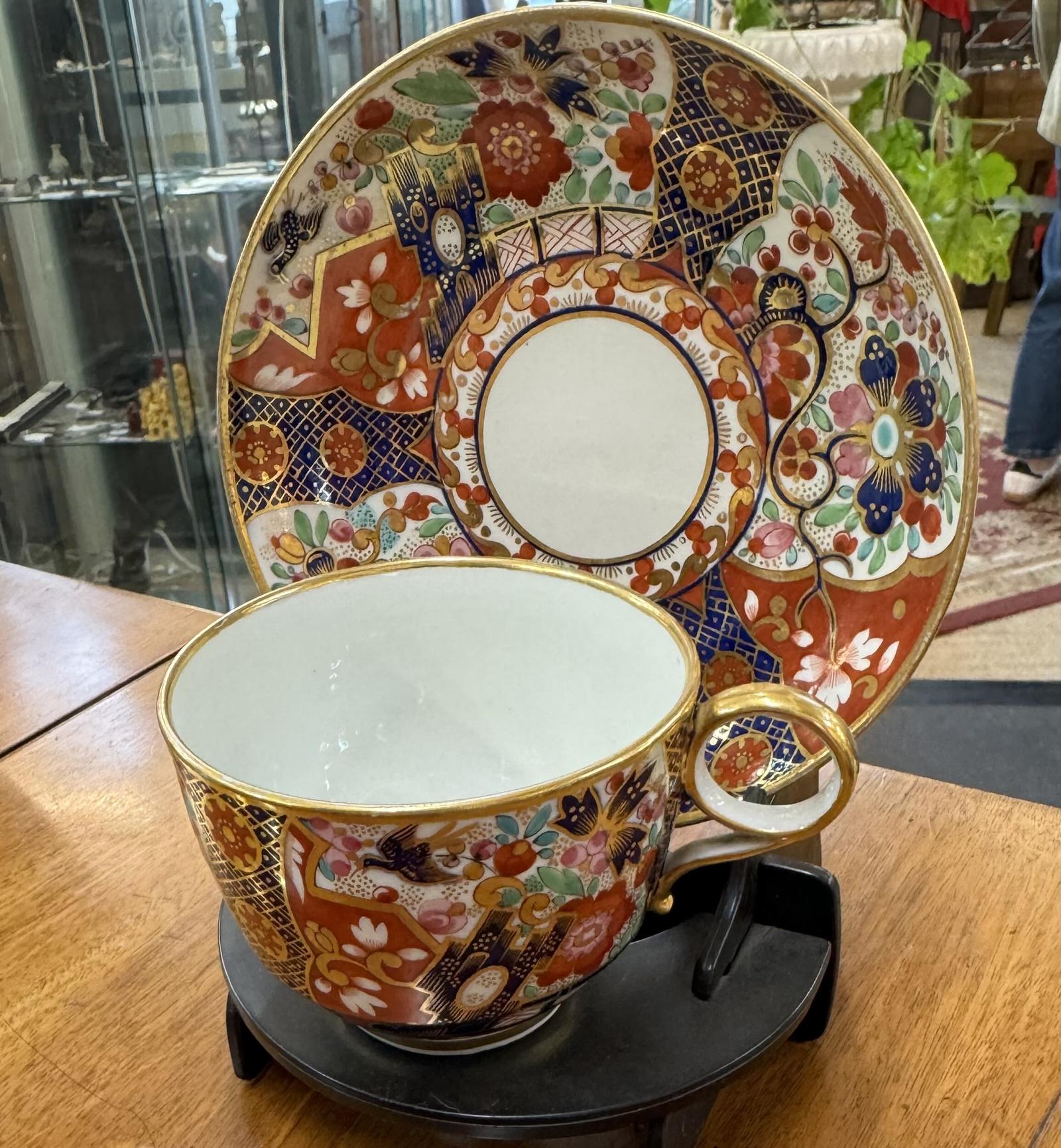 Fine Flight and Barr Imari Cup and Saucer C1800 (1 of 5) Fine Flight and Barr Imari Cup and Saucer C1800 (1 of 5)