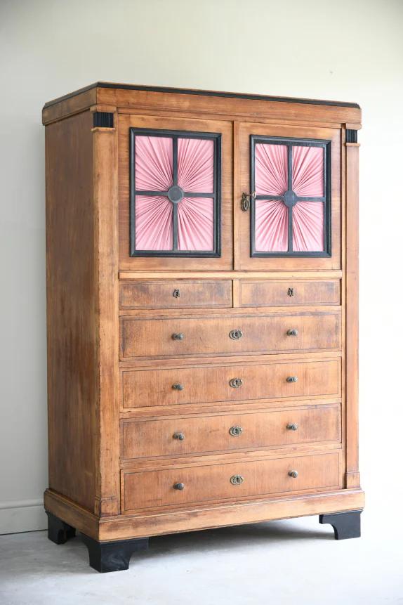 Antique Continental Beech Cupboard (1 of 13) Antique Continental Beech Cupboard (1 of 13)