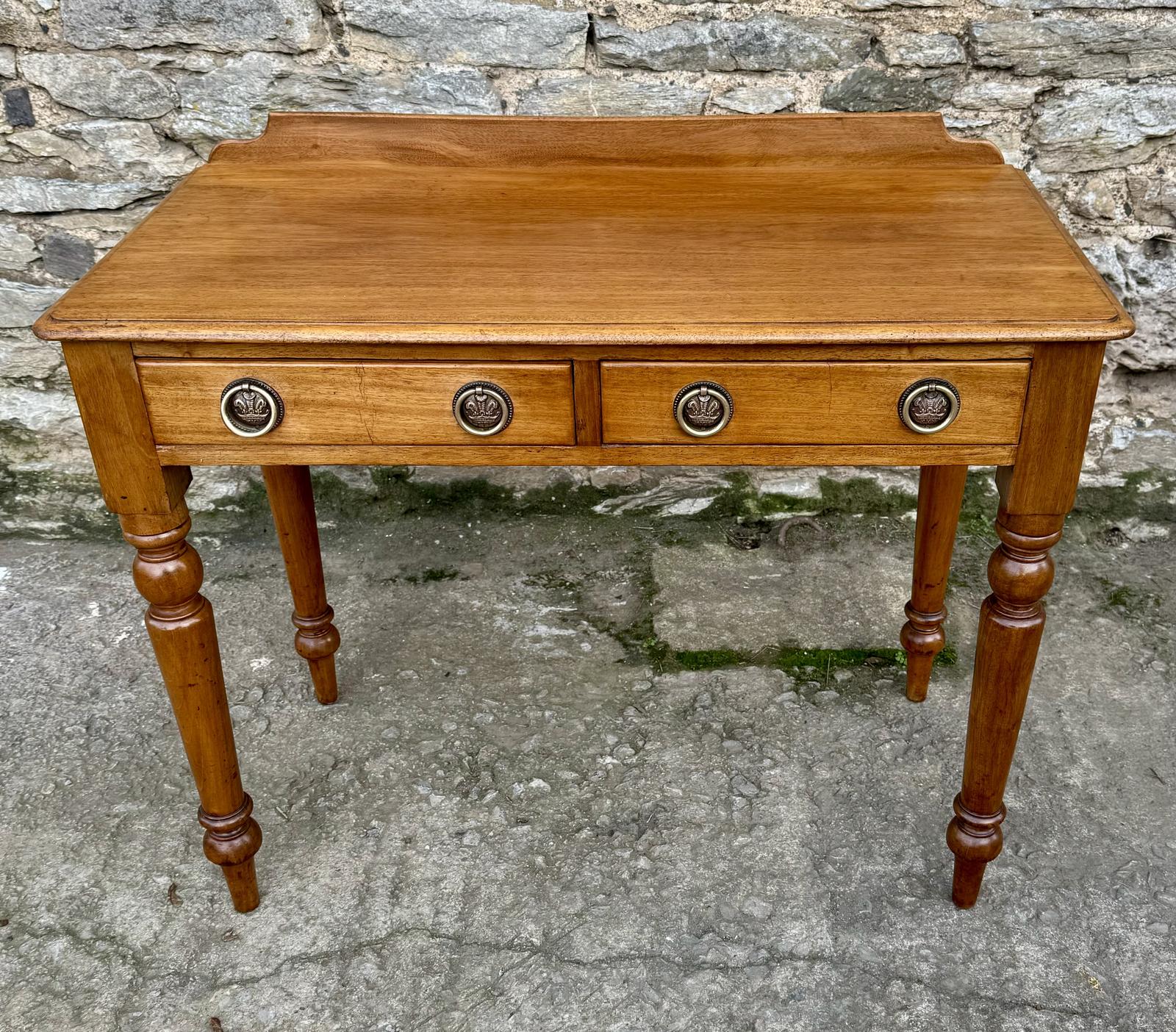 Victorian Mahogany Two Drawer Side Table (1 of 7) Victorian Mahogany Two Drawer Side Table (1 of 7)