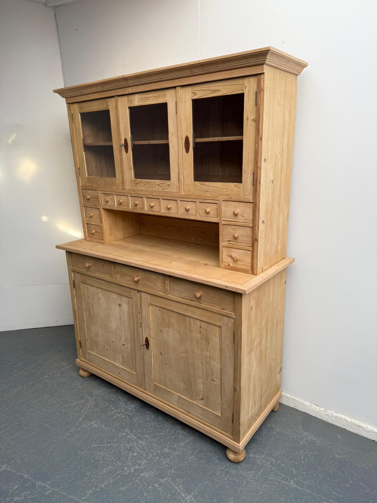 An Amazing Antique / Old Pine 13 Spice Drawer Kitchen Dresser to Wax / Paint (1 of 10)