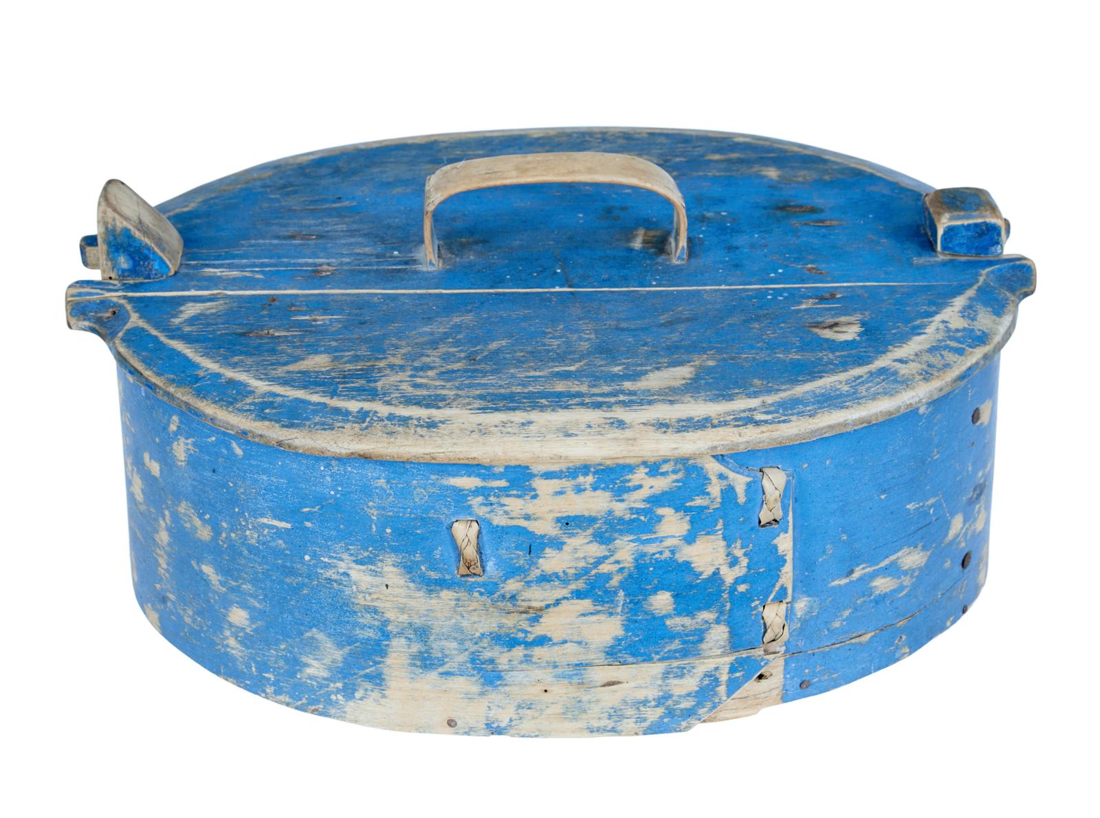 19th Century Hand Painted Tine Decorative Box (1 of 8)