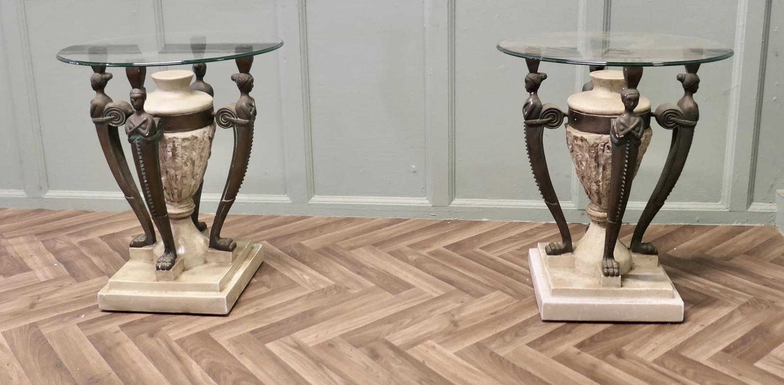 Pair of Italian Classical Style Side Tables (1 of 6) Pair of Italian Classical Style Side Tables (1 of 6)