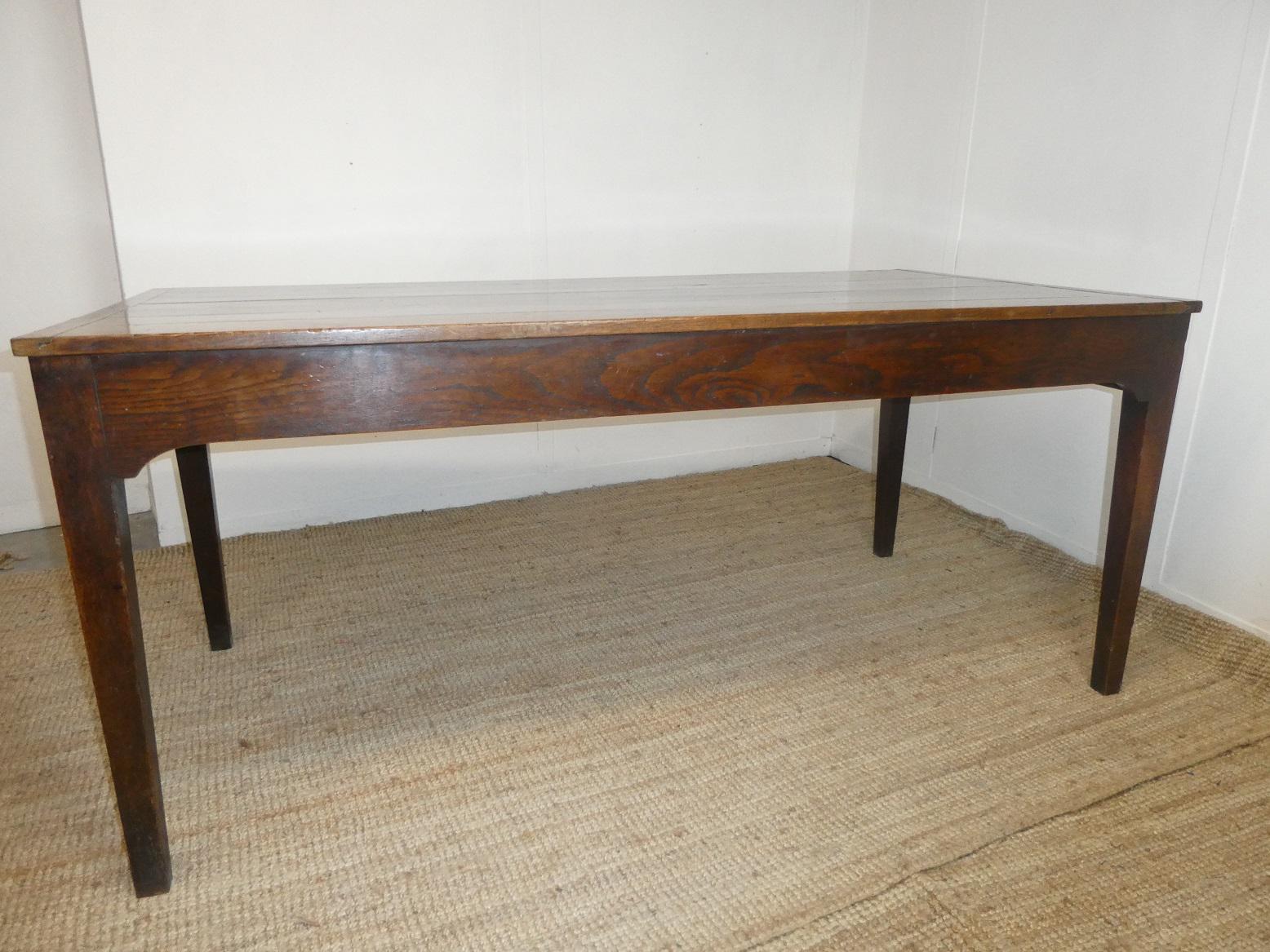 English 18th Century Oak Kitchen Table (1 of 10) English 18th Century Oak Kitchen Table (1 of 10)