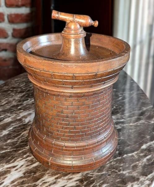 Victorian Hardwood Tobacco Jar (1 of 7)