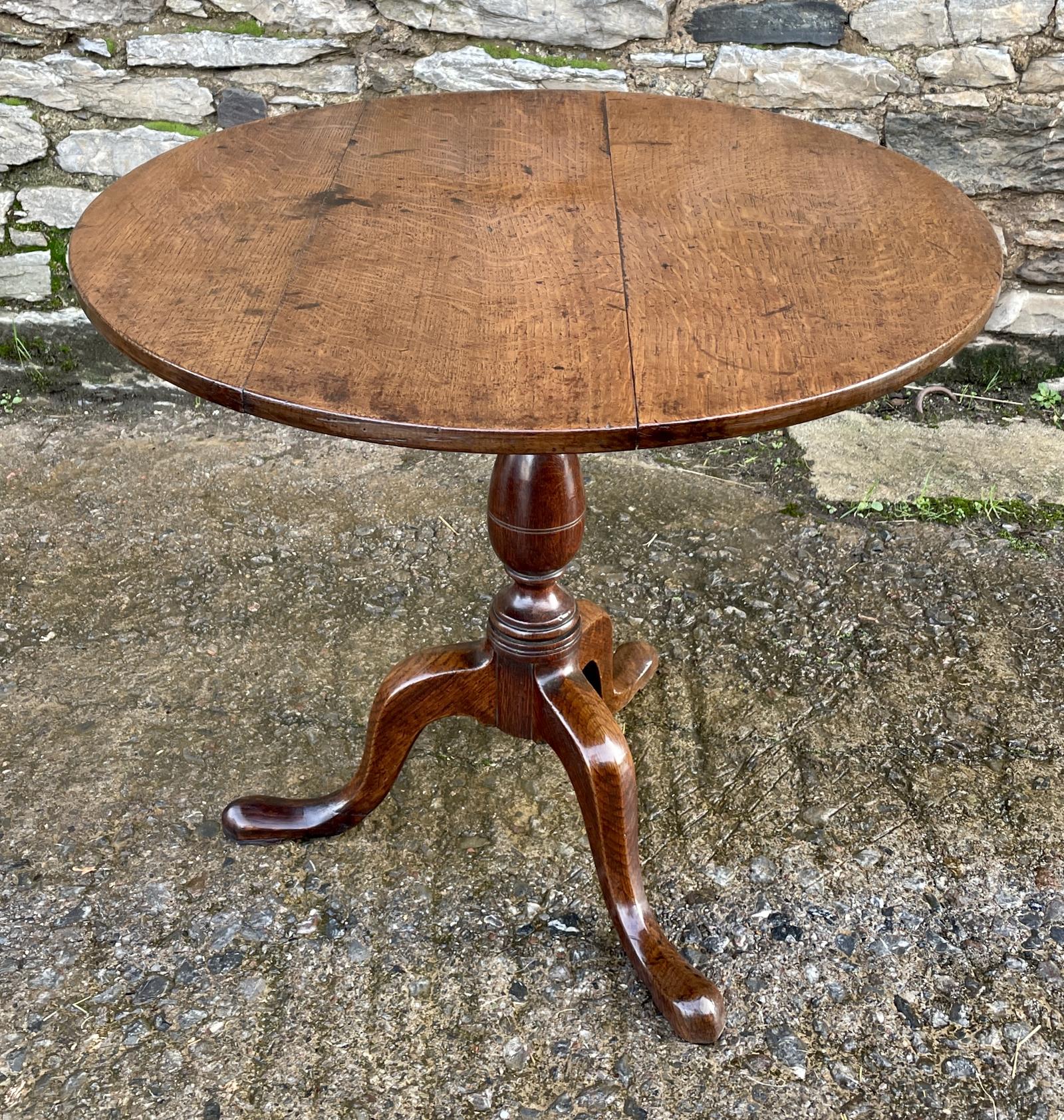 Georgian Oak Tilt Top Occasional Table (1 of 19) Georgian Oak Tilt Top Occasional Table (1 of 19)